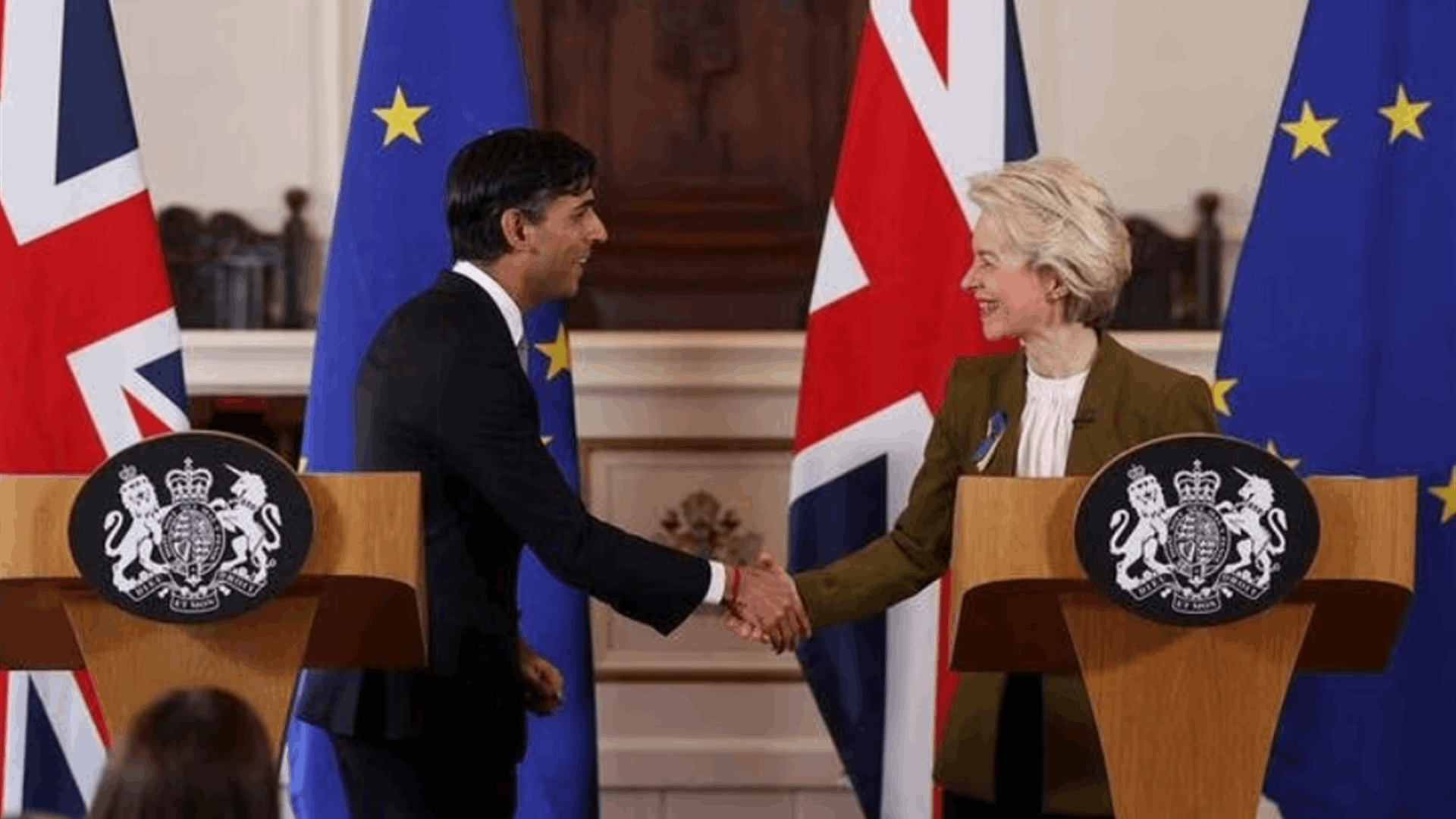 Rishi Sunak Strikes Post Brexit Northern Ireland Deal With Eu Lebanon News 