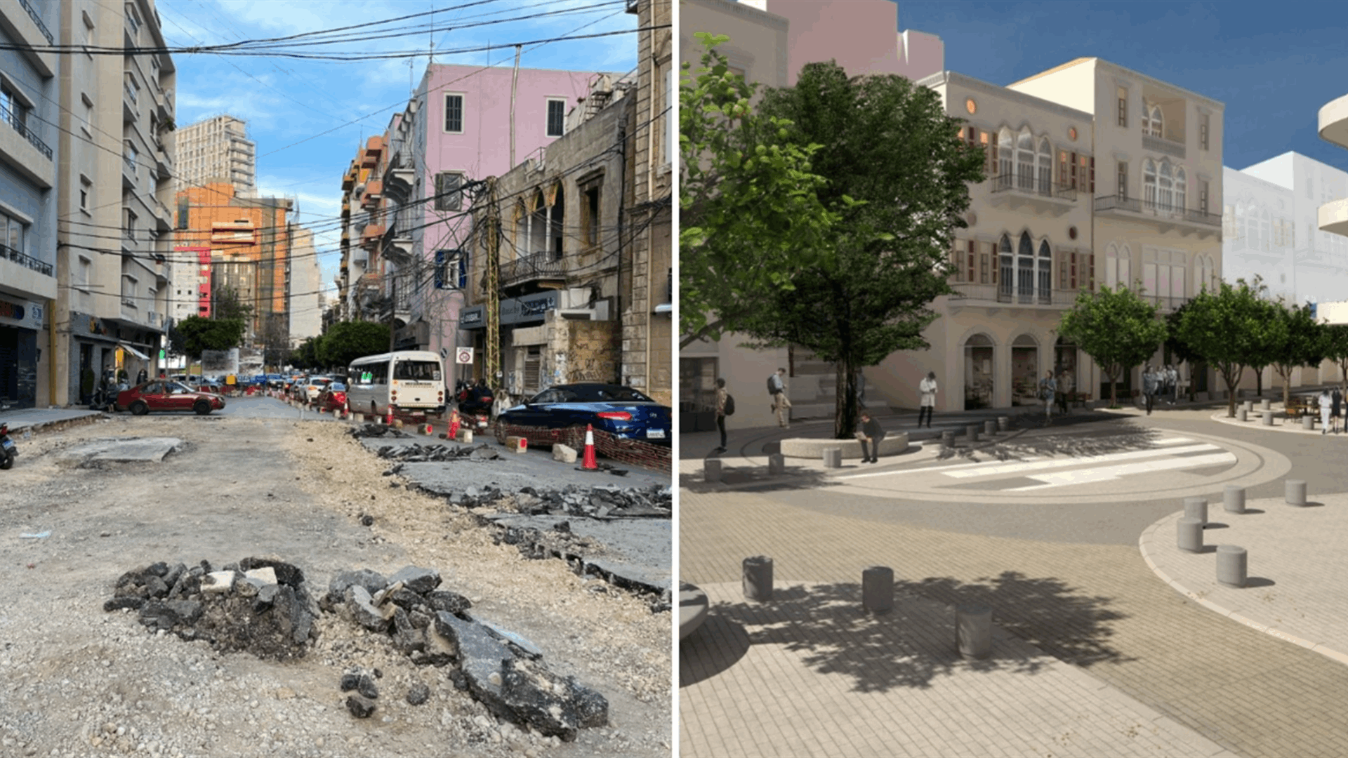 Beirut Municipality, AUB working on &quot;Mar Mikhael Piazza&quot; green square to promote pedestrian-friendly city