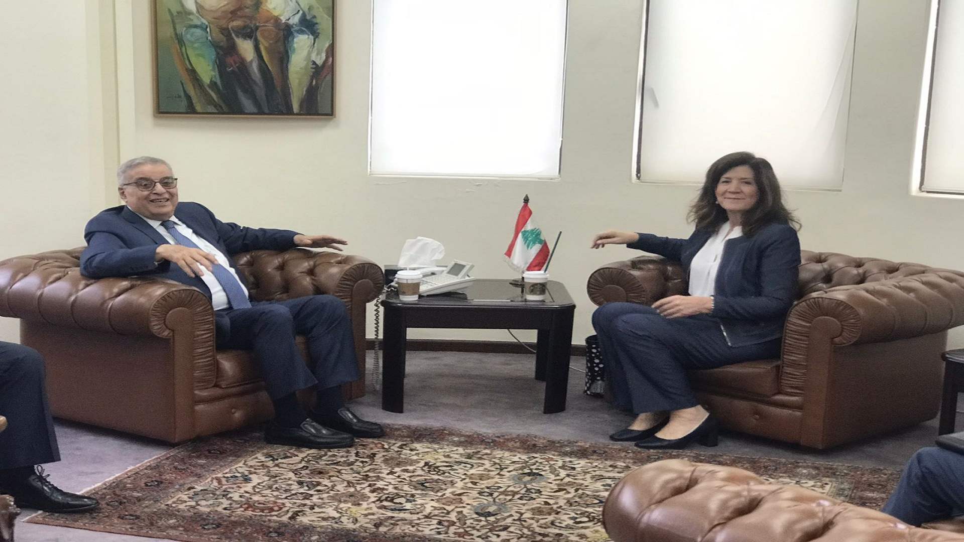 Bou Habib meets US, UK ambassadors 