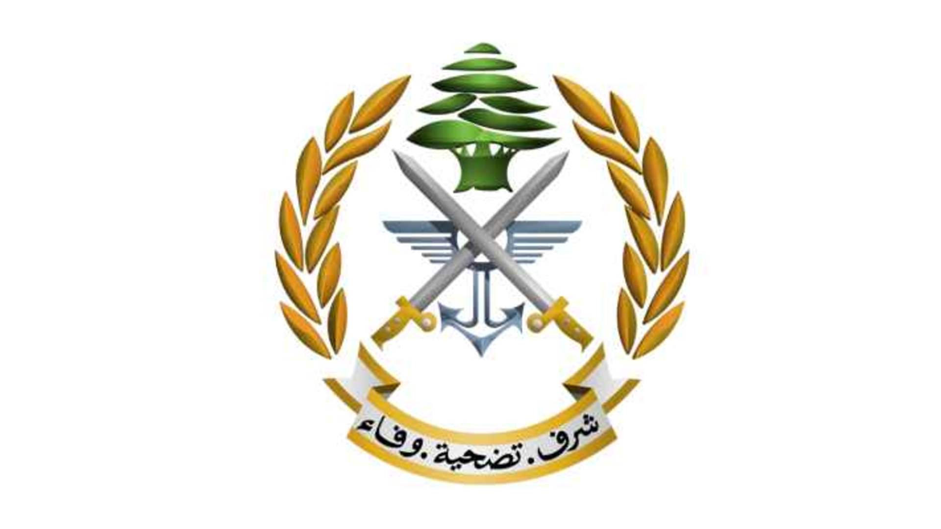 الجيش: تسجيل خرقين معاديين للمياه الإقليمية اللبنانية