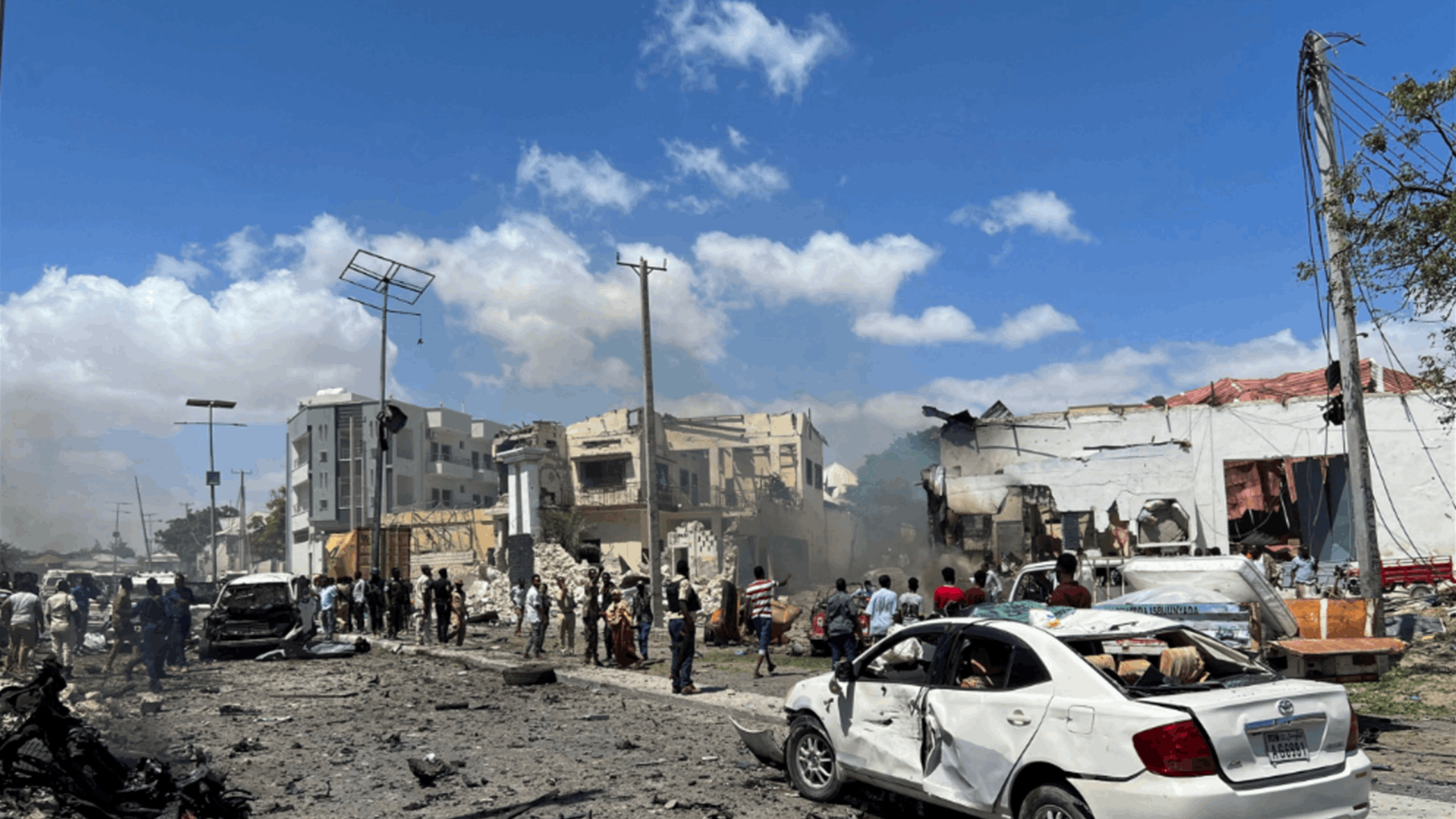 Five dead in suicide bombing in central Somalia