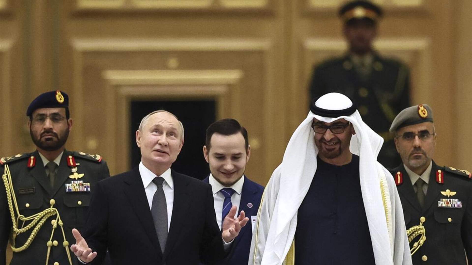 Emirati official: Putin exchanged views on regional, international developments during visit 