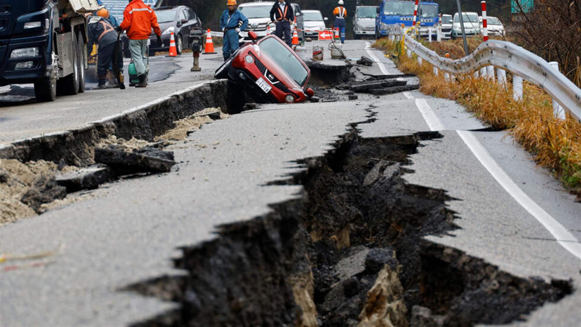 عدد القتلى في زلزال اليابان إلى تصاعد