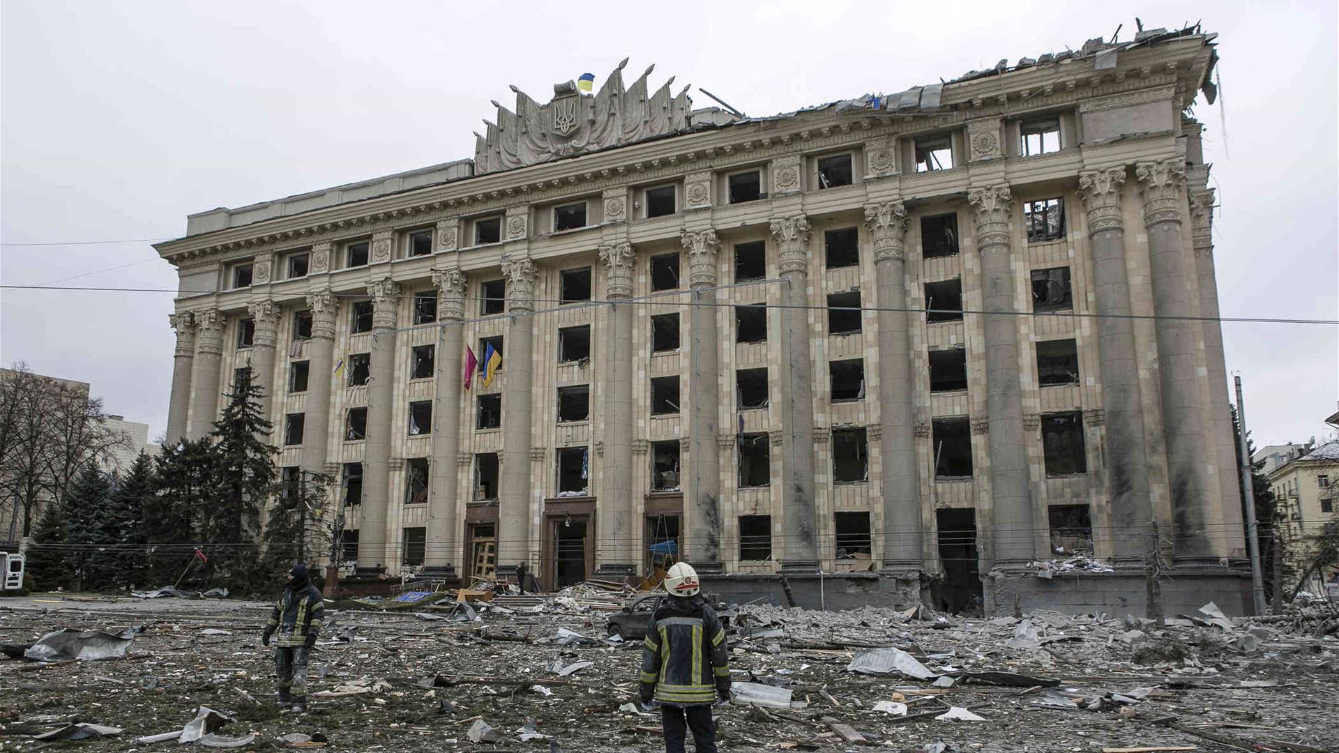 سبعة عشر جريحاً في قصف روسي على خاركيف ثاني كبرى مدن أوكرانيا