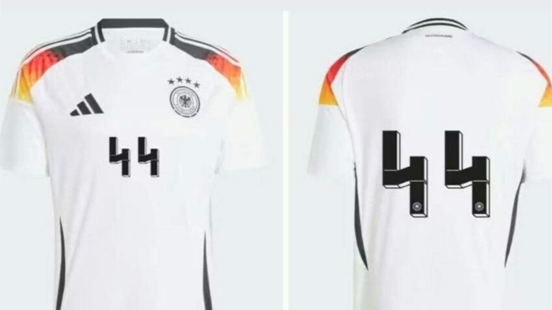  &quot;أديداس&quot; تمنع بيع قميص منتخب ألمانيا... ما السبب؟ (صورة)