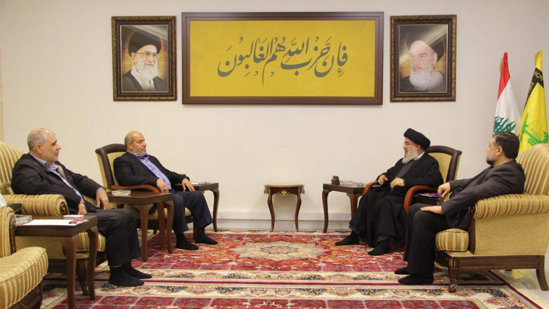 Hezbollah leader Nasrallah meets with Hamas delegation to discuss Gaza war developments