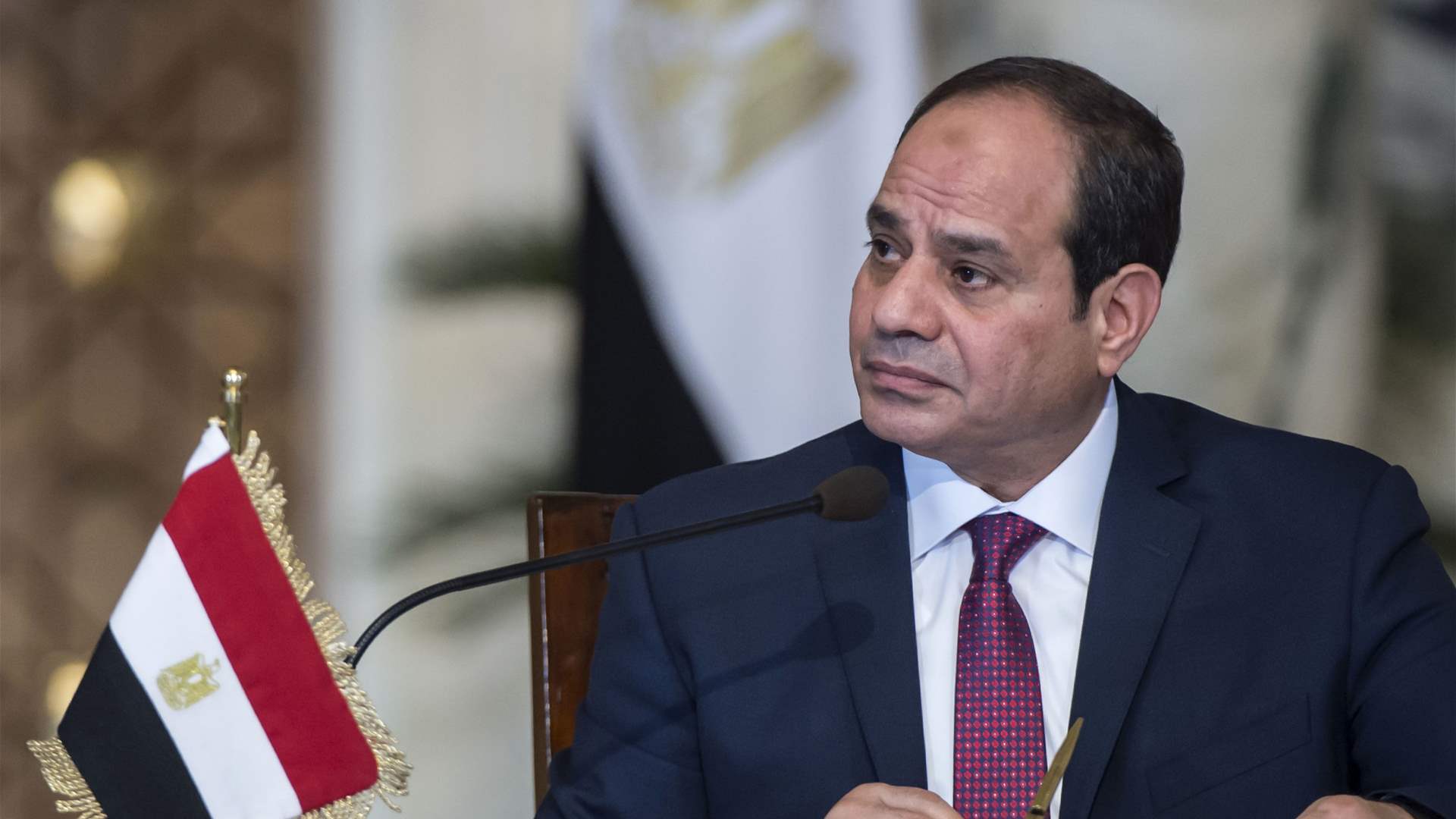 Egyptian president calls in Beijing to address the &#39;attempts of forced displacement of Palestinians&#39;