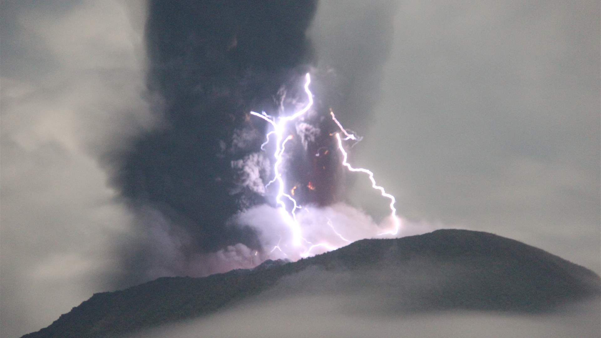 Indonesia&#39;s Mount Ibu erupts as disaster agency warns of possible floods