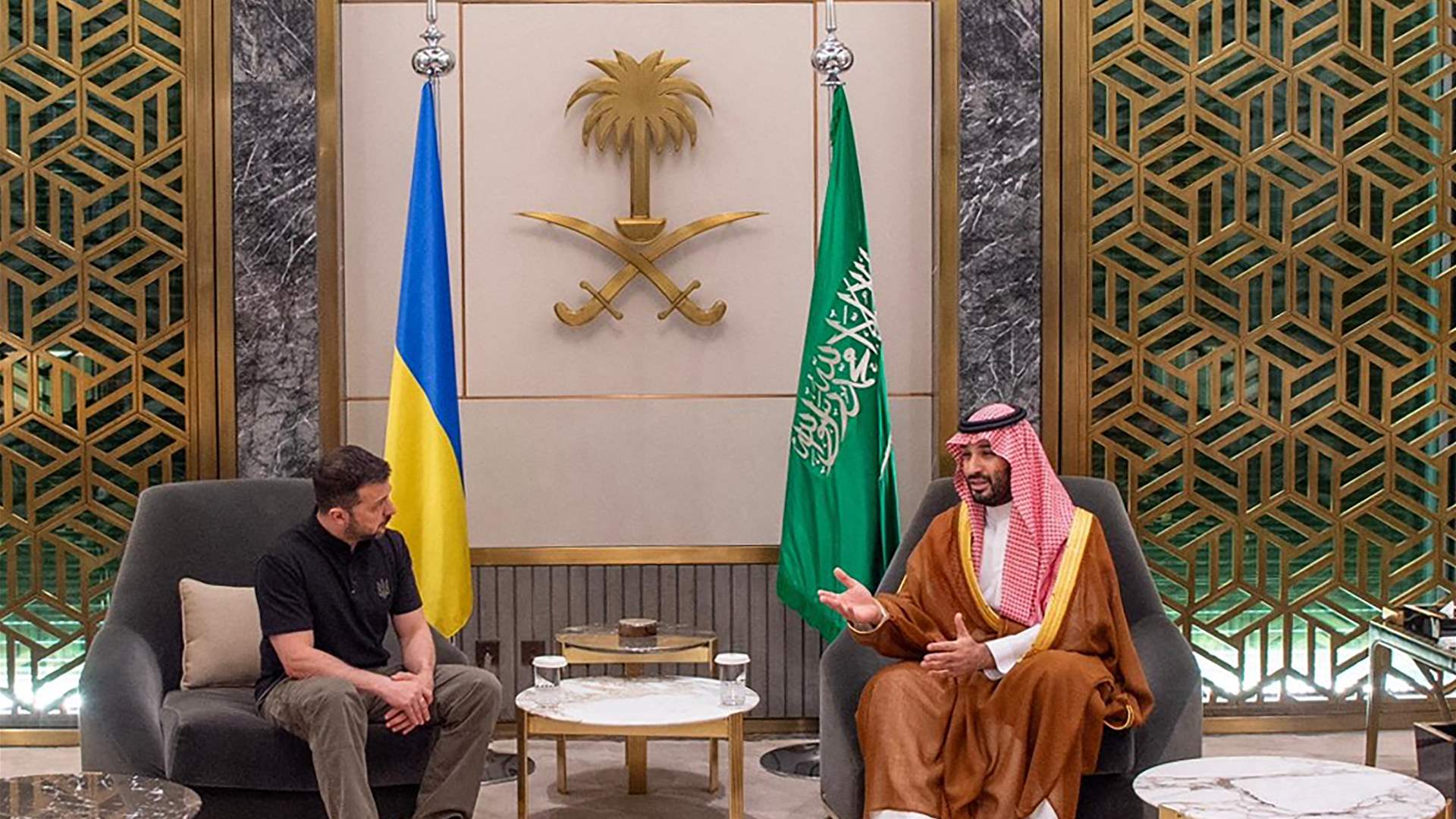 Zelensky reports discussing peace summit preparations with Saudi crown prince