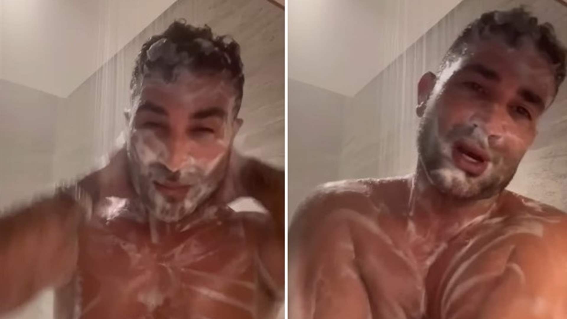 أحمد سعد ينشر فيديو وهو يستحم... سابقة هي الأولى بين الفنانين العرب!