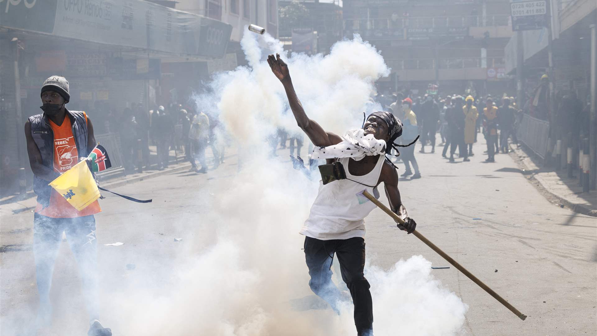 Kenya police kill protester near parliament: Rights group says 