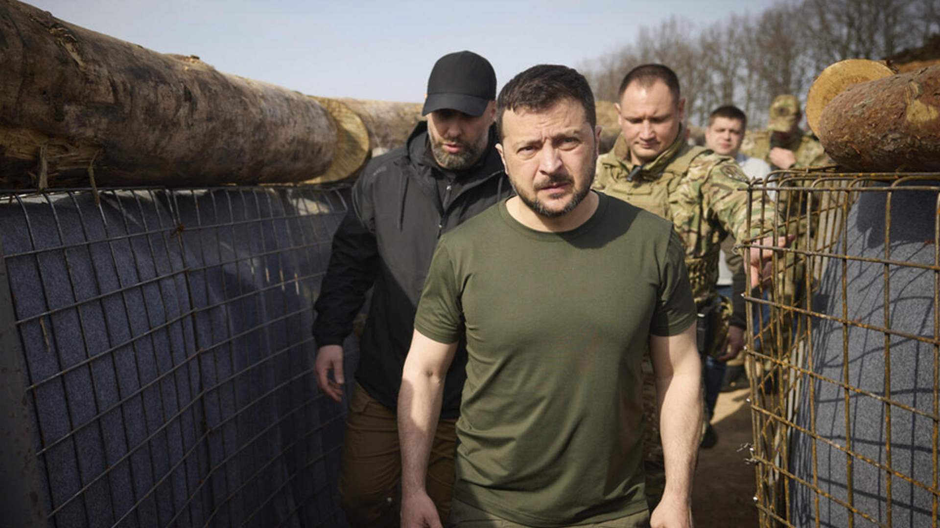 Zelenskyy visits frontline Donetsk region in east Ukraine