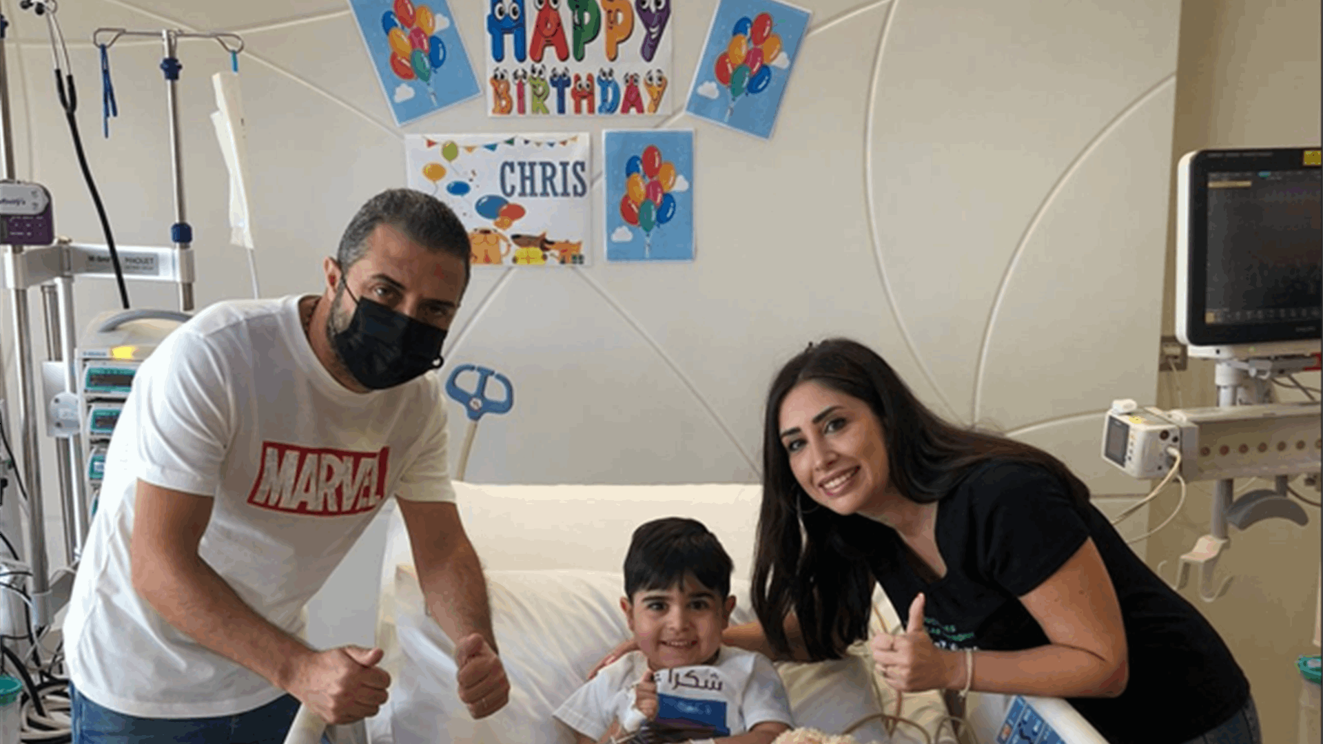 تعاون لبنانيّ قطريّ يشفي الطفل كريس من مرض ضمور العضلات دوشين