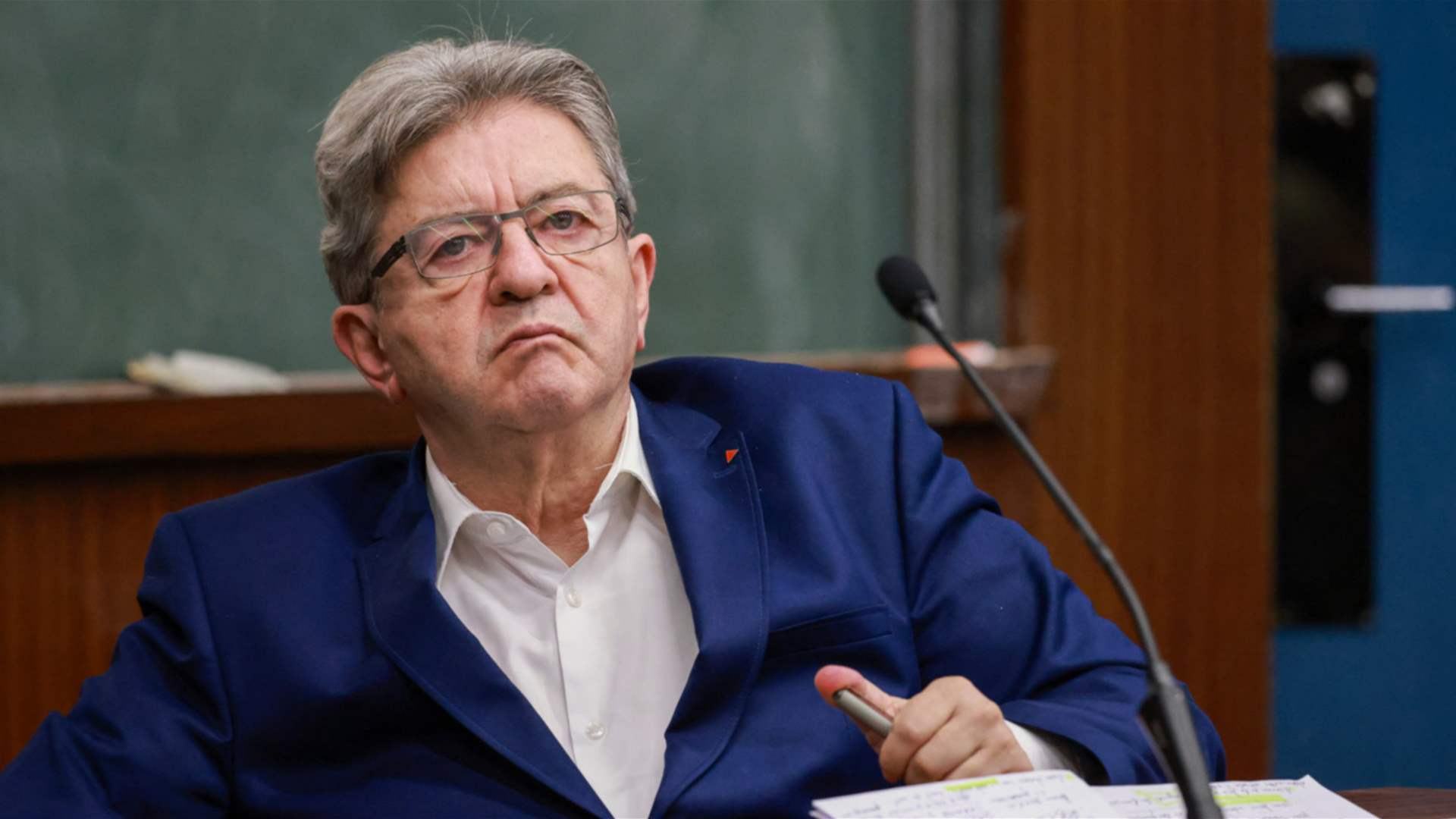 French leftist figurehead Melenchon says PM should resign