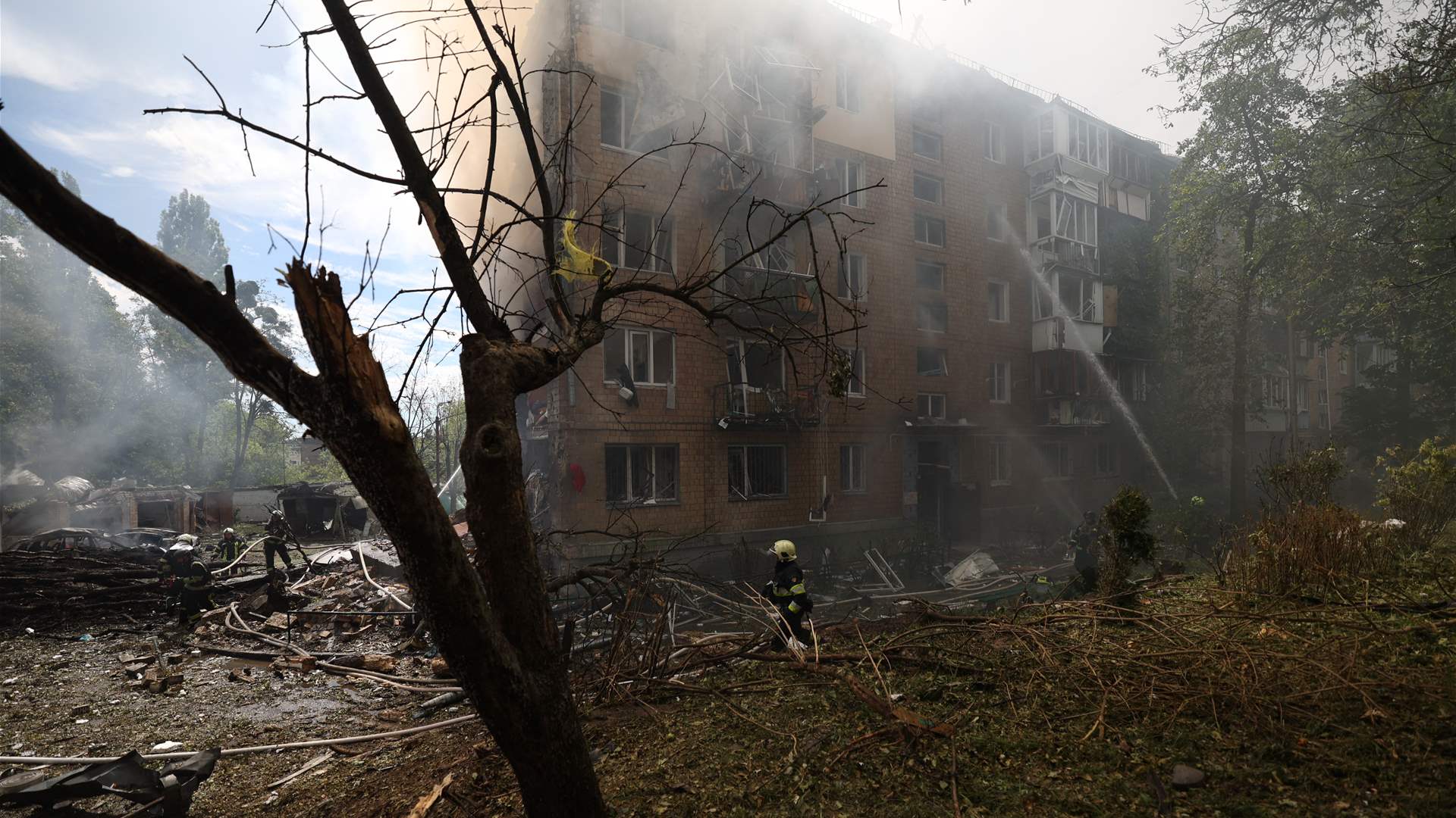 ارتفاع حصيلة الضربات الروسية على كييف إلى عشرة قتلى و35 جريحاً