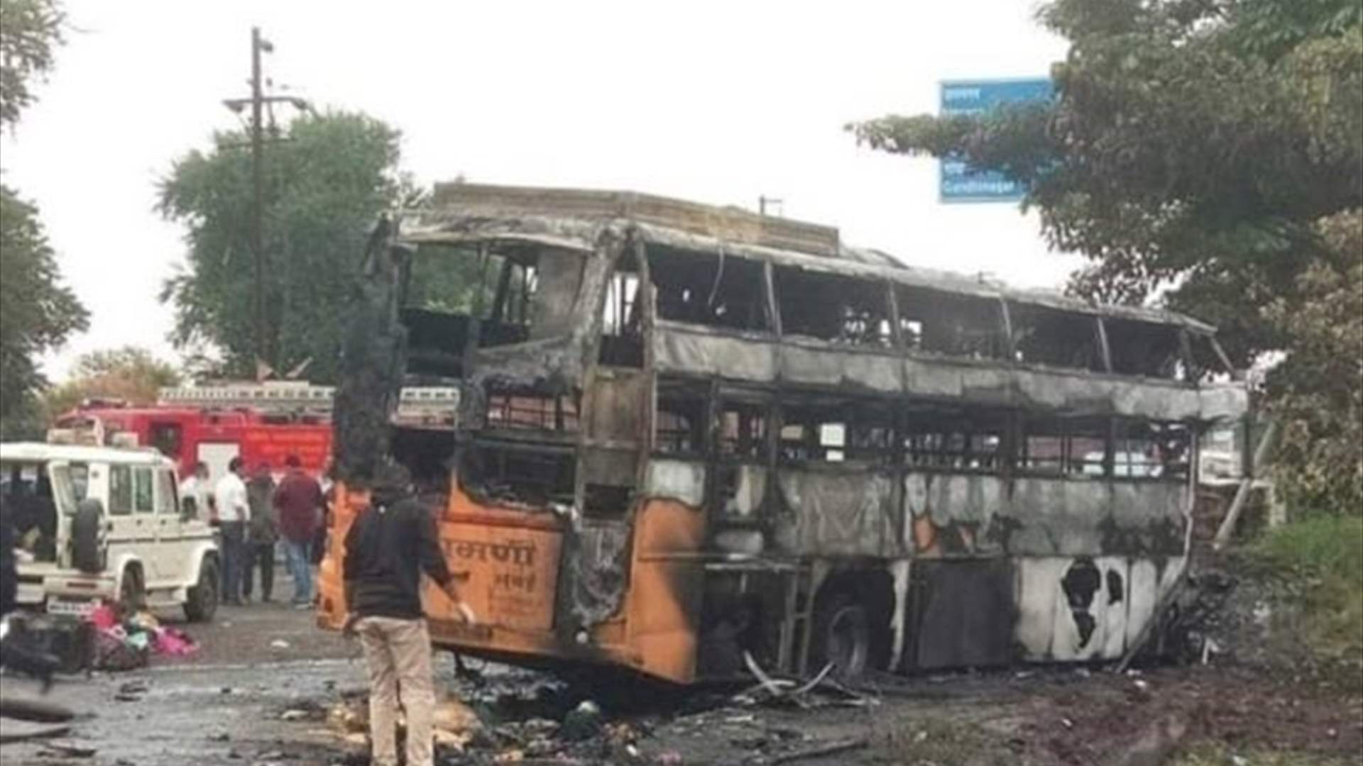 قتلى في اصطدام حافلة ركاب بشاحنة في الهند