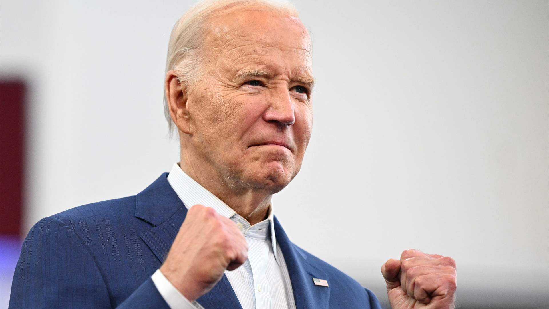 Biden says &#39;I&#39;m not going anywhere,&#39; as campaign struggles