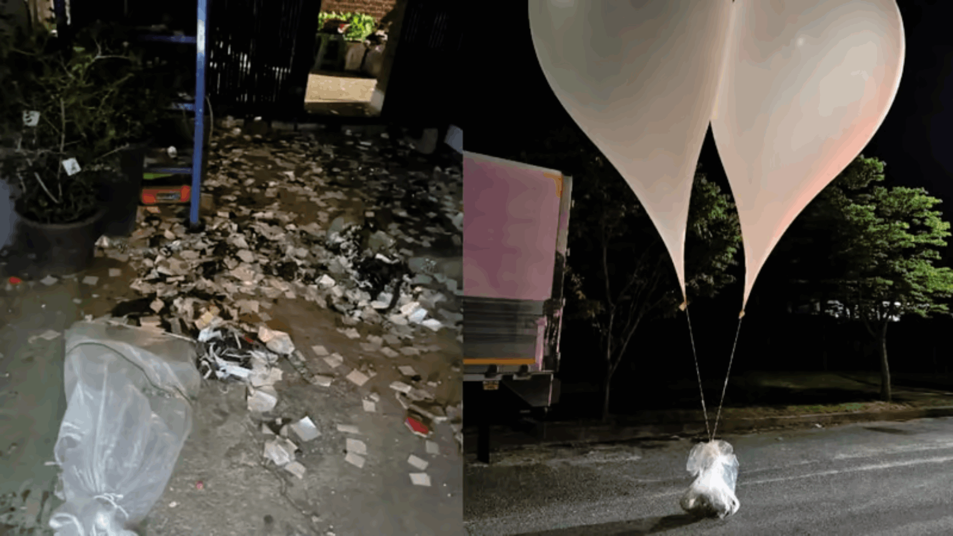 North Korea floats trash balloons towards South 