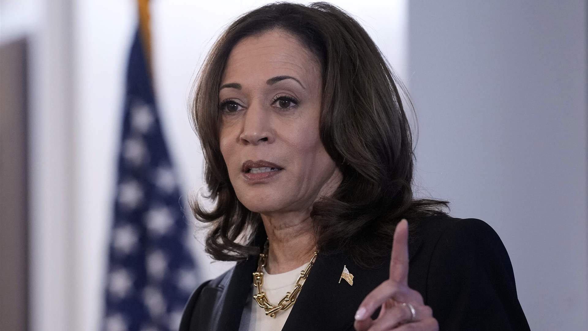 Harris vows to win nomination and &#39;defeat Donald Trump&#39;