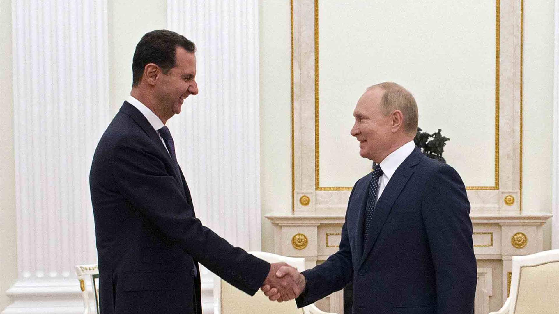 Putin meets Syria&#39;s President Assad in Moscow