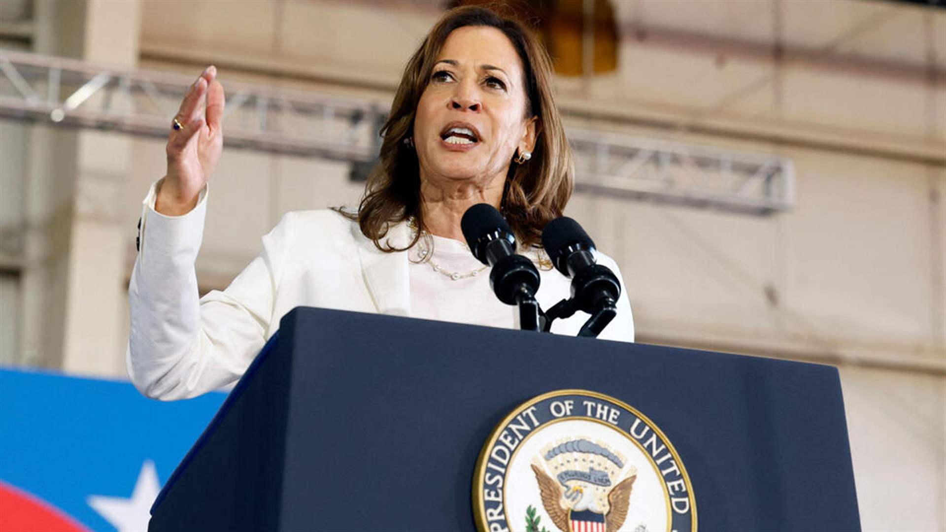 Kamala Harris didn&#39;t agree to discuss imposing an arms embargo on Israel, aide says