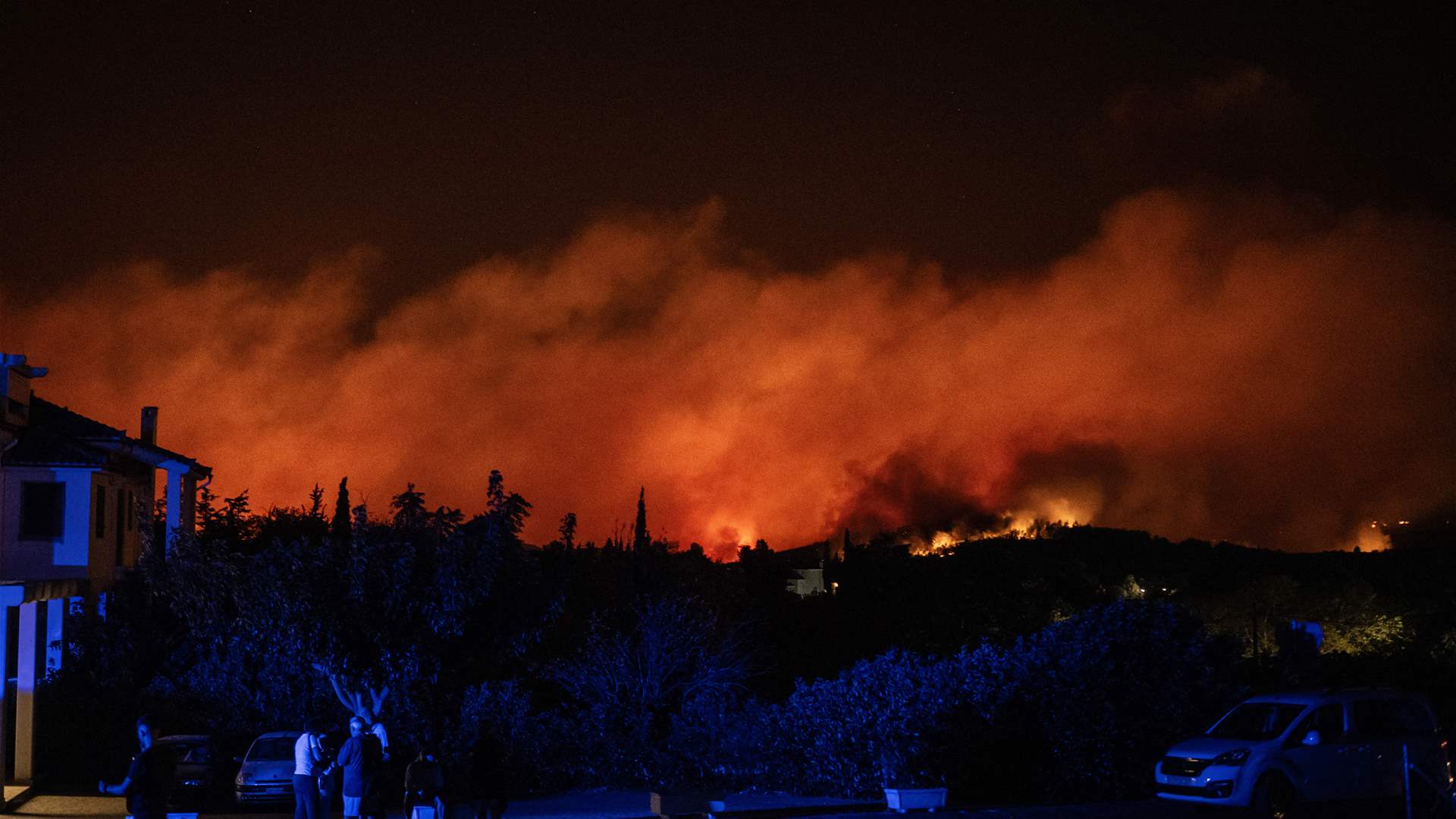 Greece evacuates historic town of Marathon due to wildfire