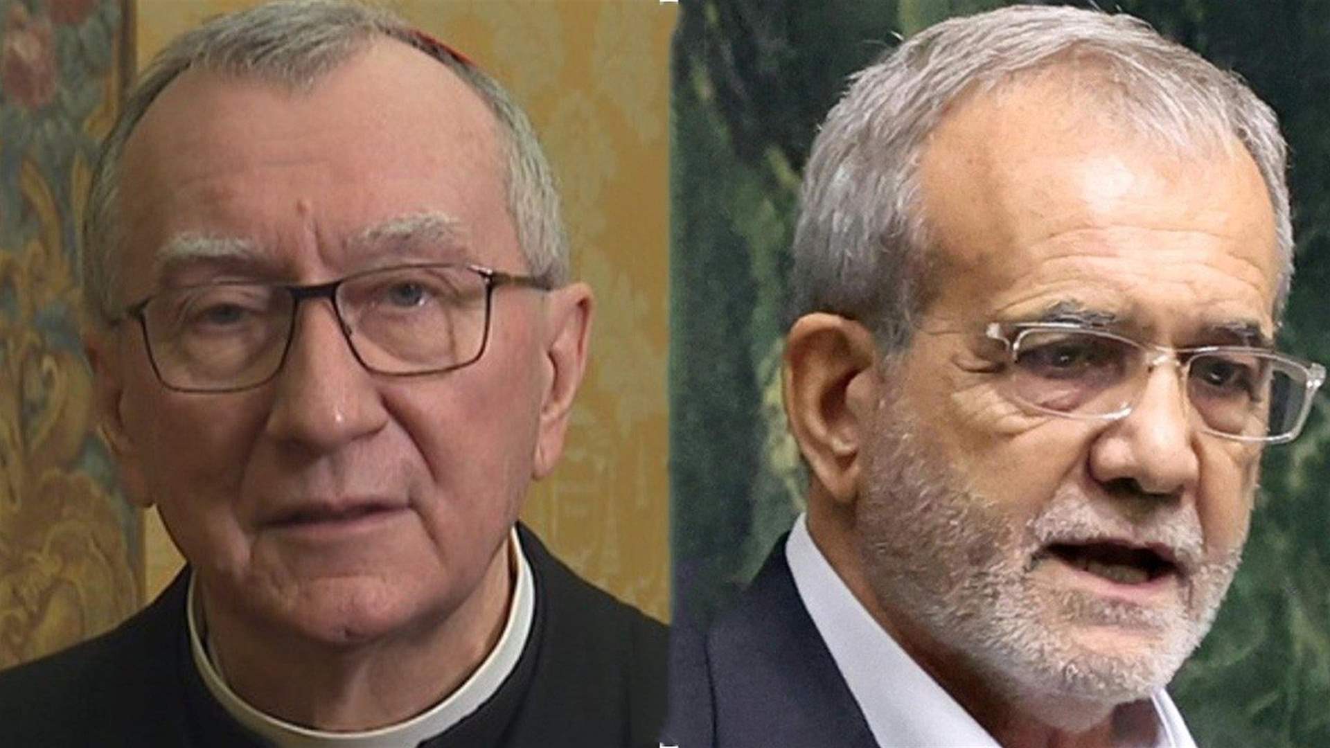 Cardinal Parolin reiterates Vatican&#39;s call for peace in Middle East during call with Iran&#39;s president