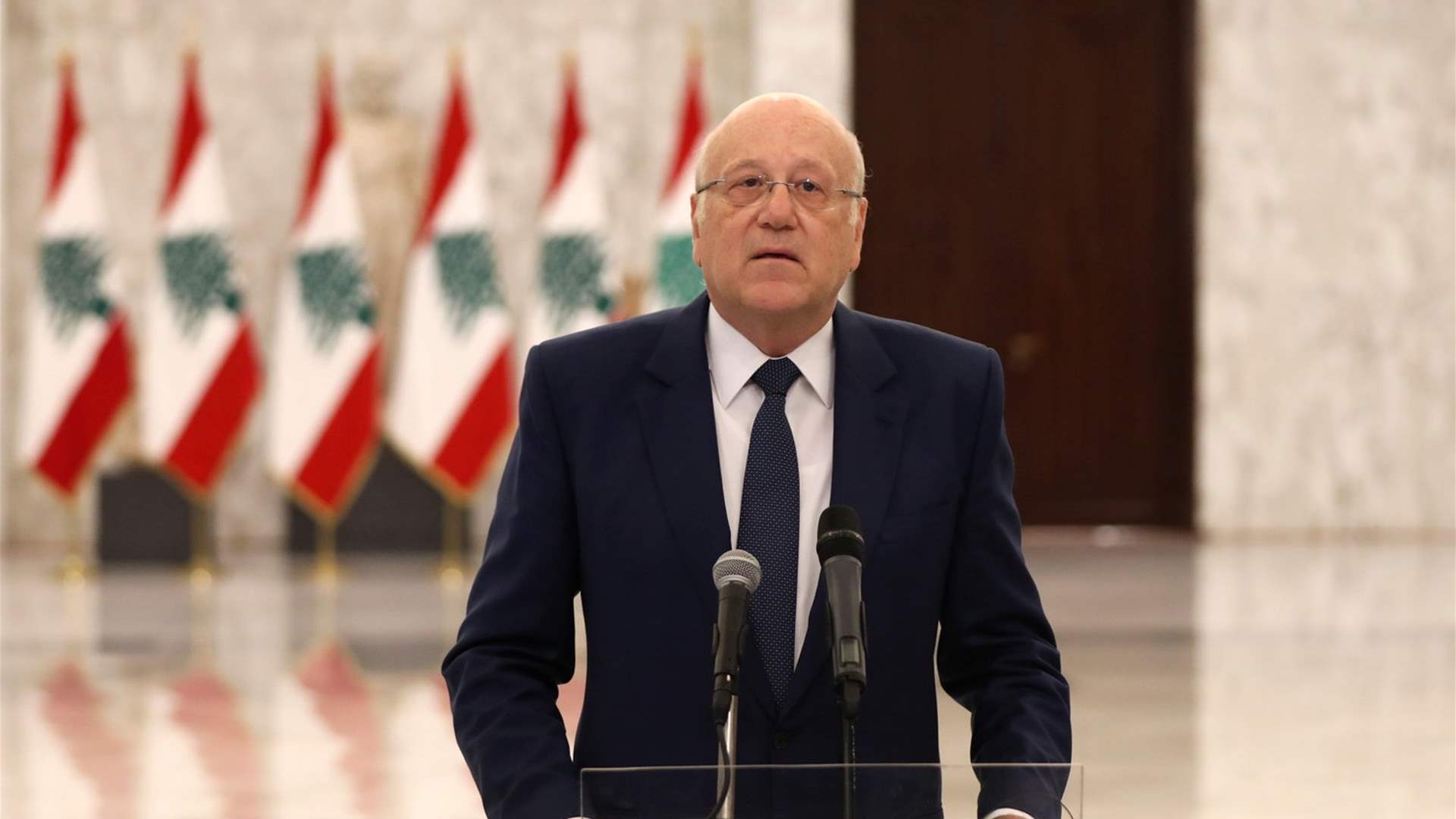 Lebanon&#39;s PM Mikati urges strengthening unity and caution against economic exploitation amidst conflict