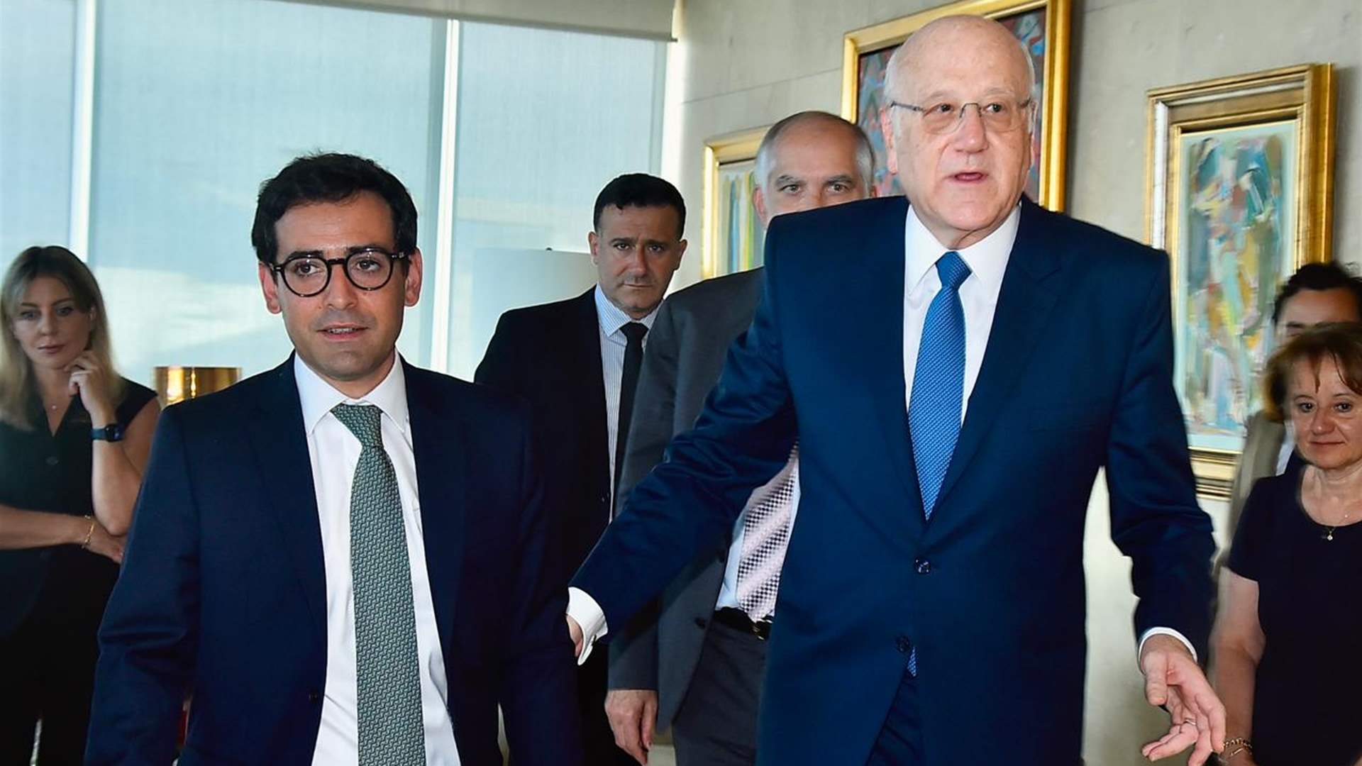 France&#39;s FM reaffirms support for Lebanon during meeting with PM Mikati