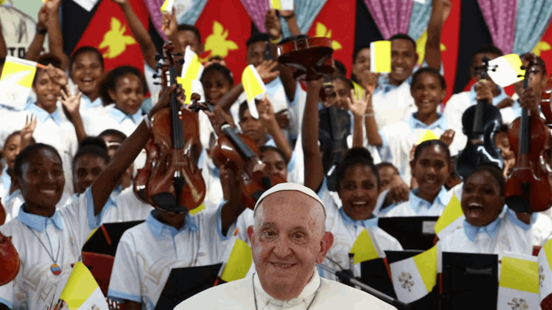 Pope Francis delivers medical supplies in visit to remote jungle town