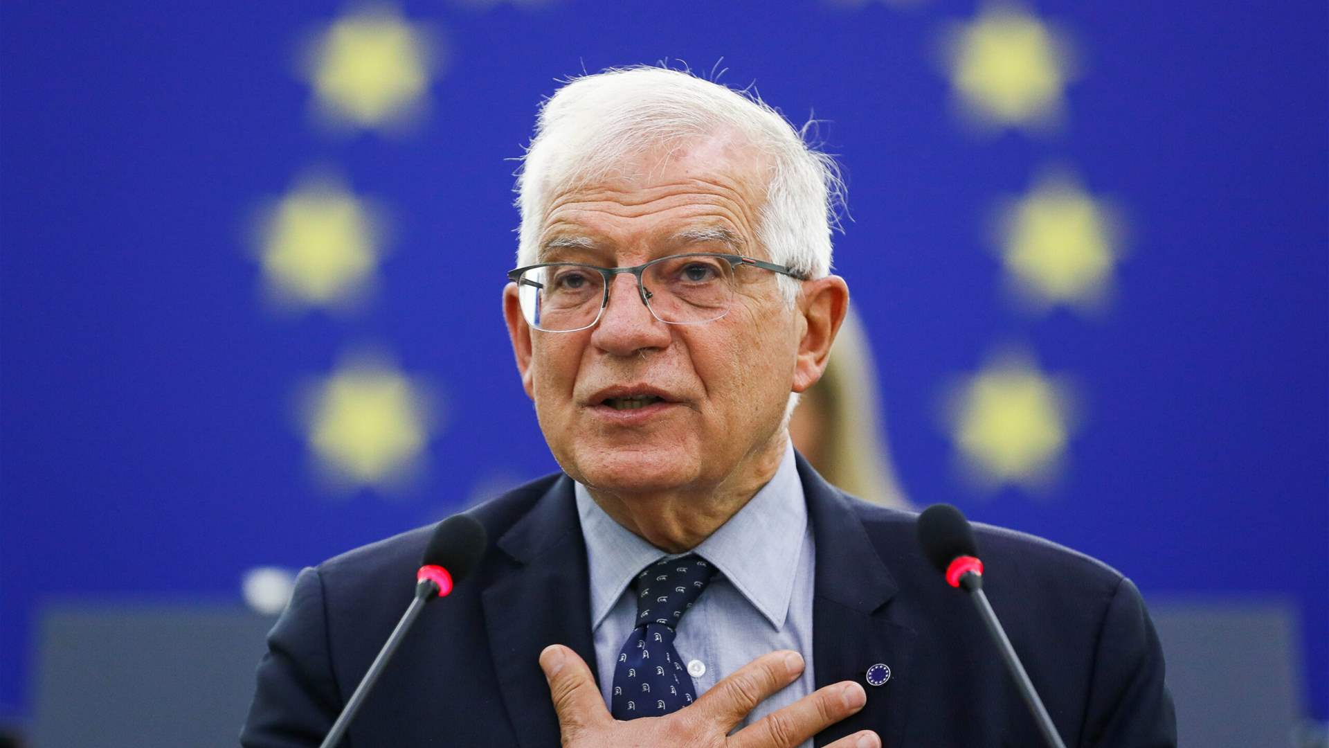 EU&#39;s Borrell arrives in Beirut