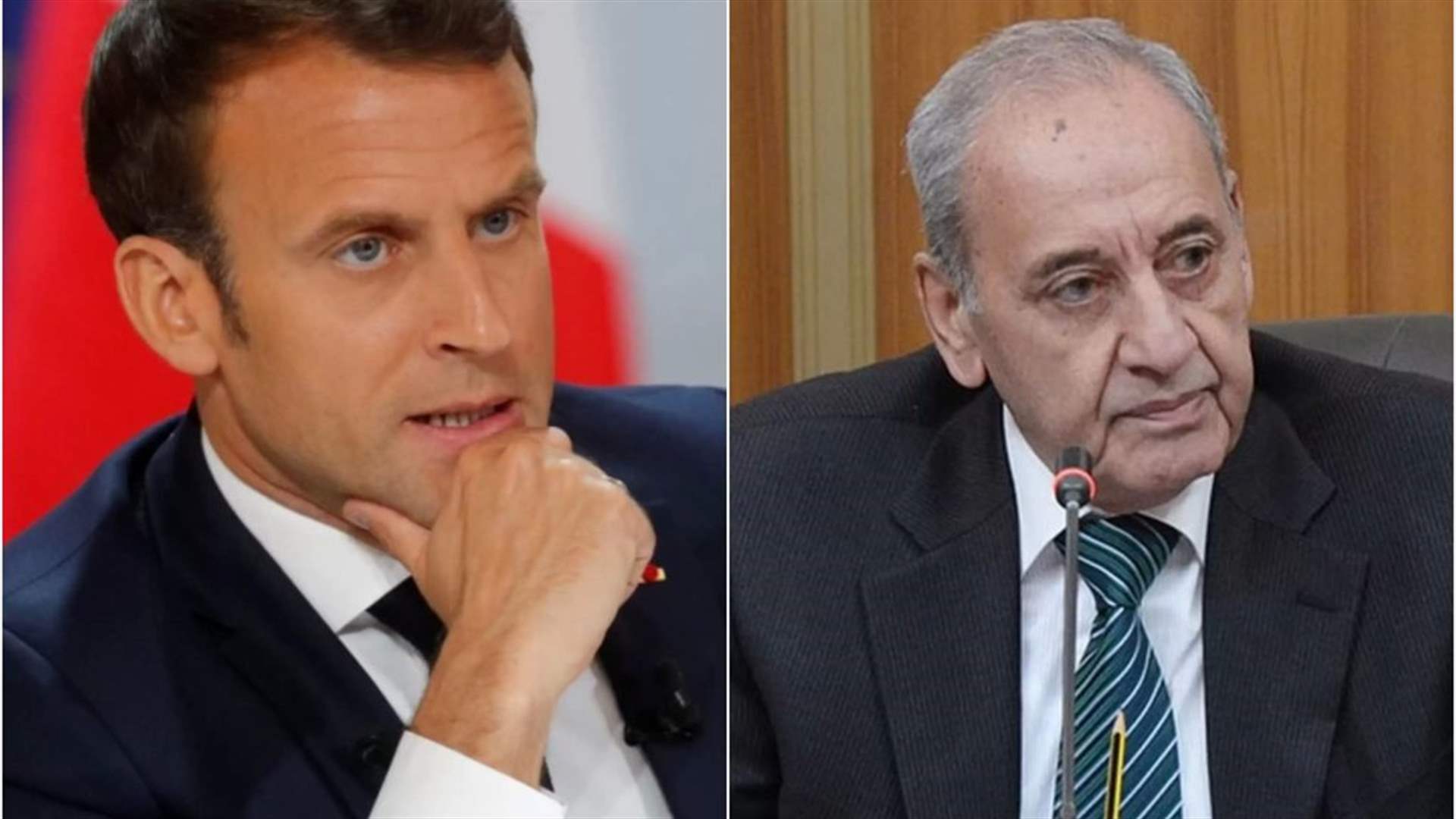 Lebanon&#39;s Parliament Speaker Berri thanks Macron for support, seeks international pressure on Israel