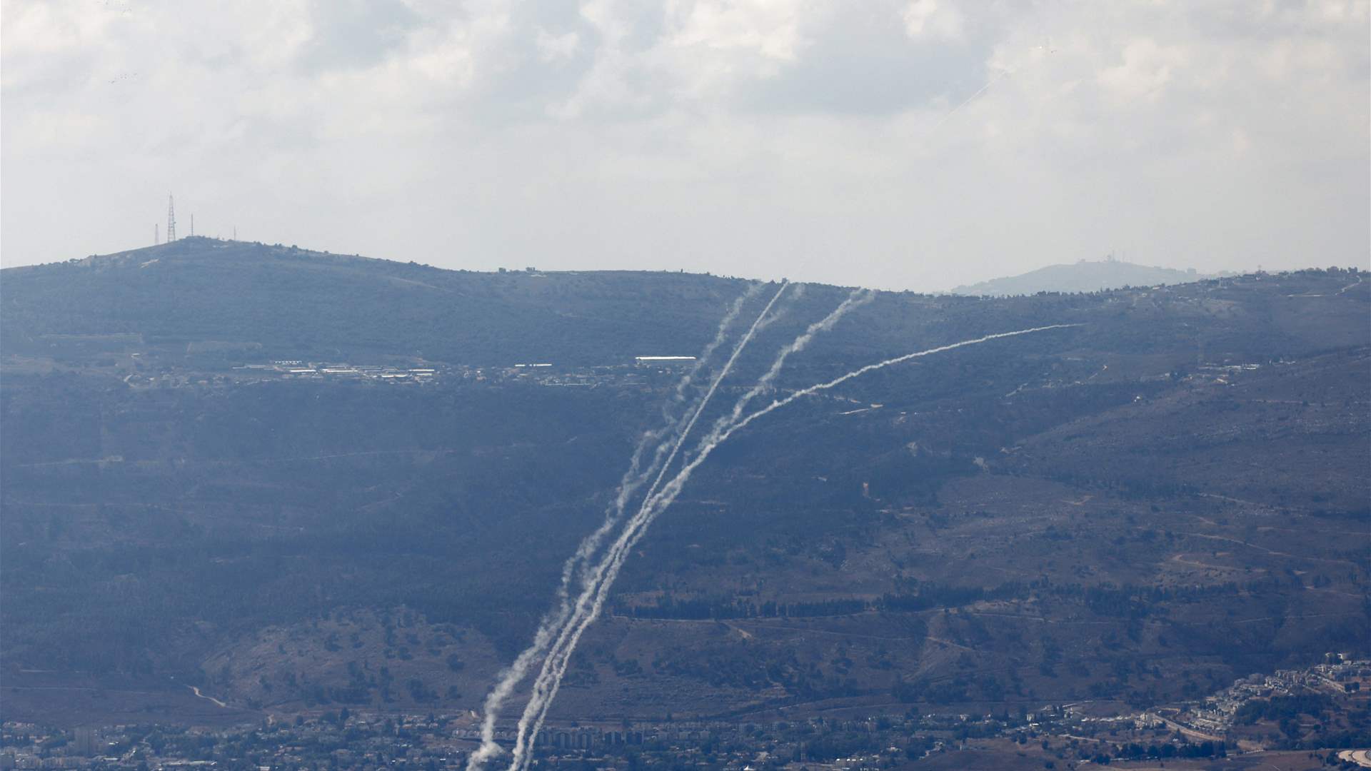 Israeli army says Hezbollah fired dozens of rockets from Lebanon: AFP