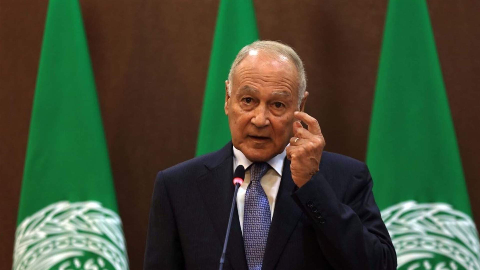 Arab League&#39;s Aboul Gheit condemns Israeli airstrikes on Lebanon: Flagrant violation of Lebanese sovereignty