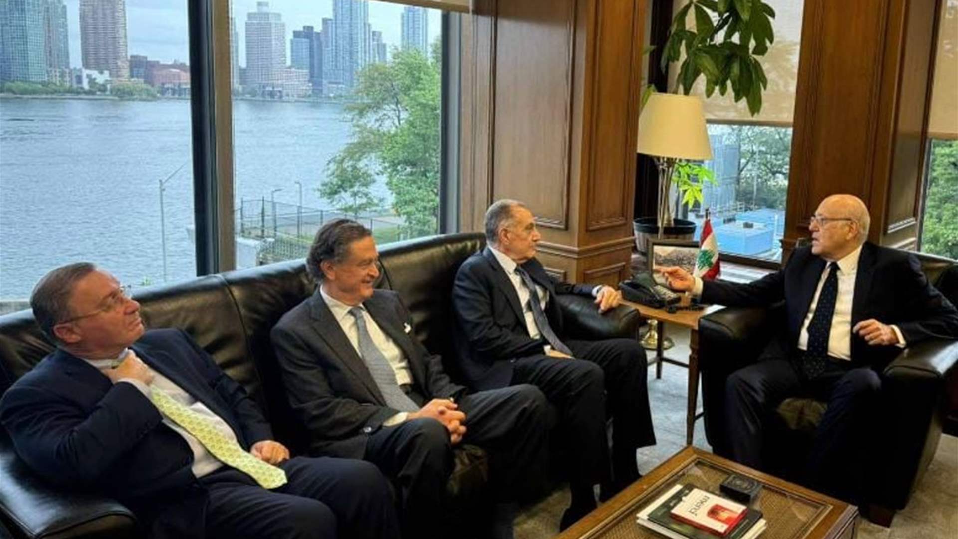 PM Mikati engages in diplomatic meetings in New York to address Israeli aggression and seek support for Lebanon