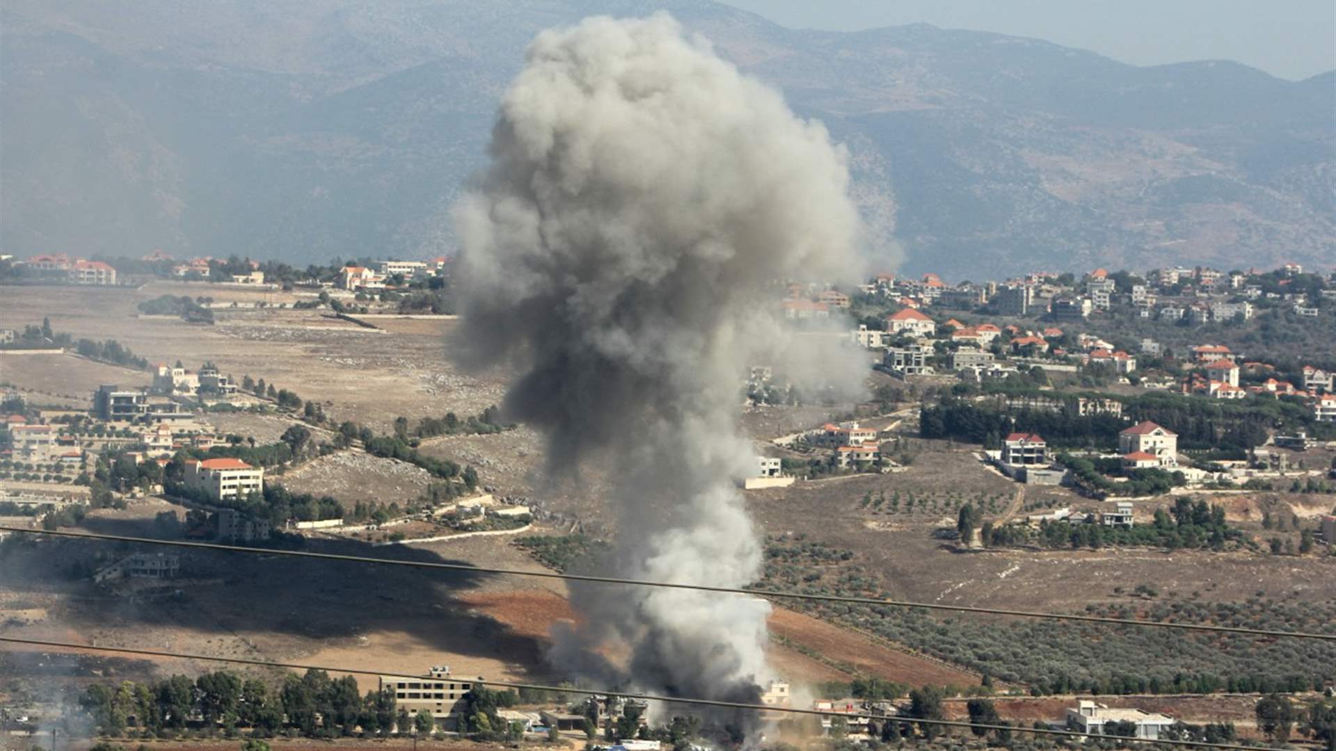 Picture shows survivor rescued from rubble in Ain El Delb after Israeli strikes hit the area 