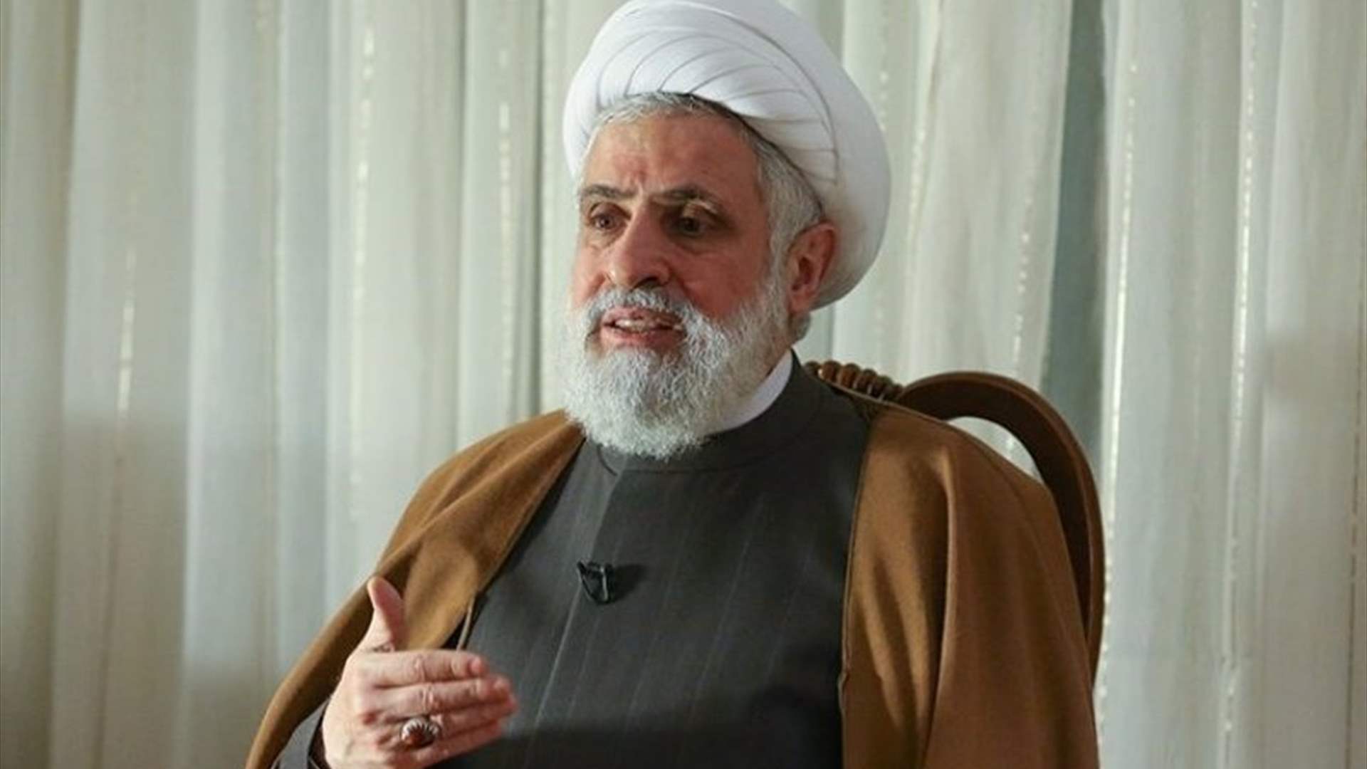 Hezbollah&#39;s deputy leader Sheikh Naim Qassem mourns Sayyed Hassan Nasrallah; says no meeting of 20 commanders took place