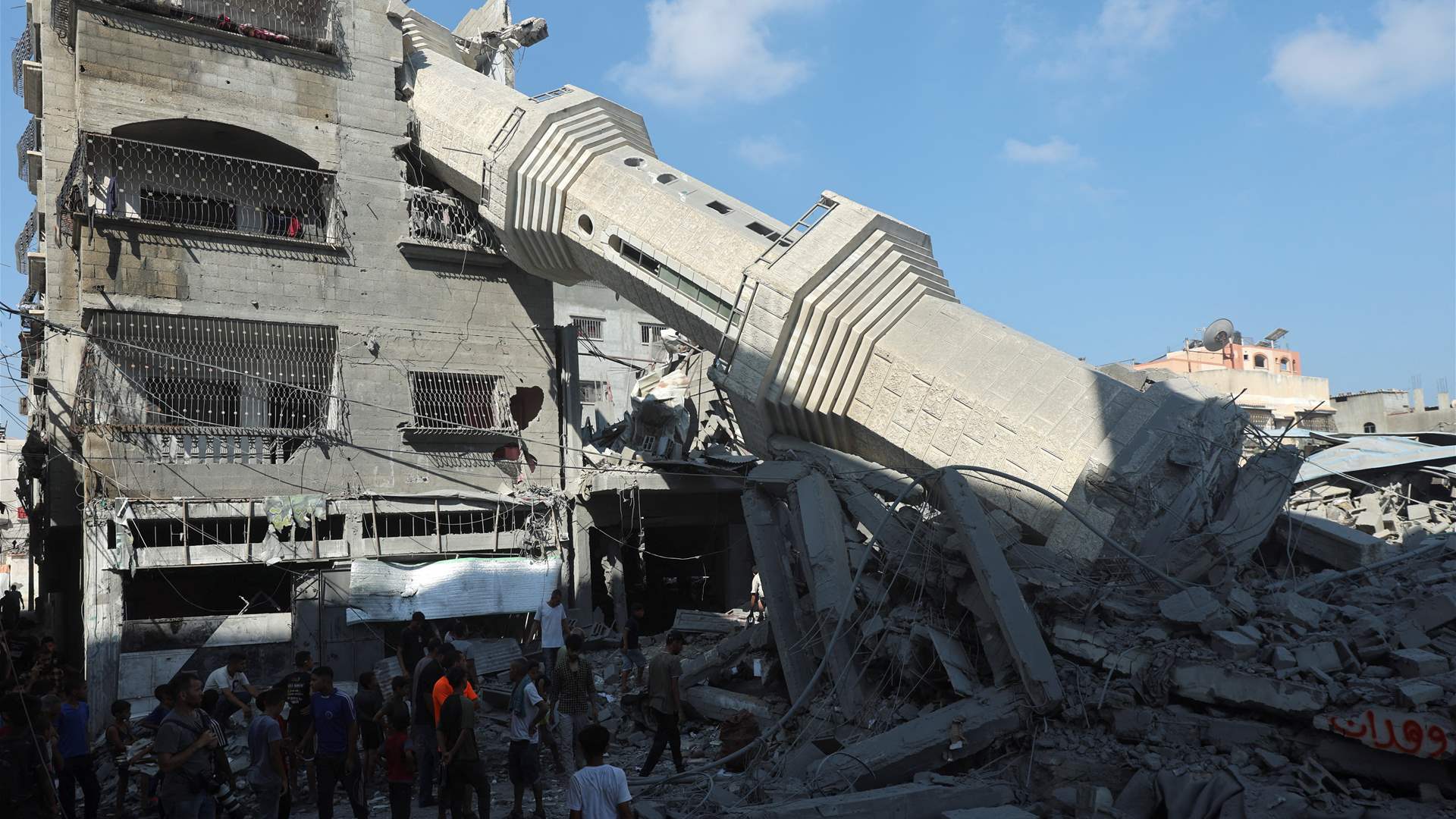 Gaza rescuers say 21 killed in Israel strike on mosque