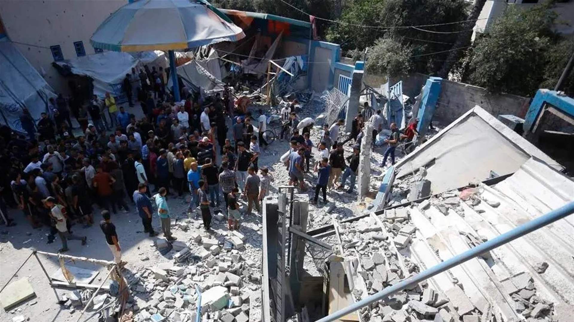 At least 13 killed in Israeli strike on school sheltering displaced people in Gaza