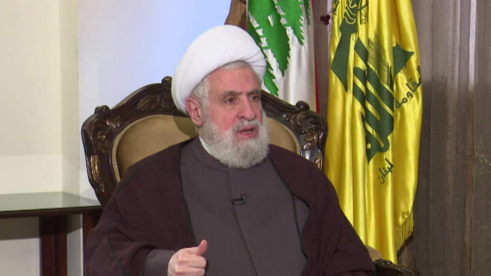 Hezbollah&#39;s Naim Qassem: Israel is committing massacres, pushing Hezbollah to adopt a firm stance