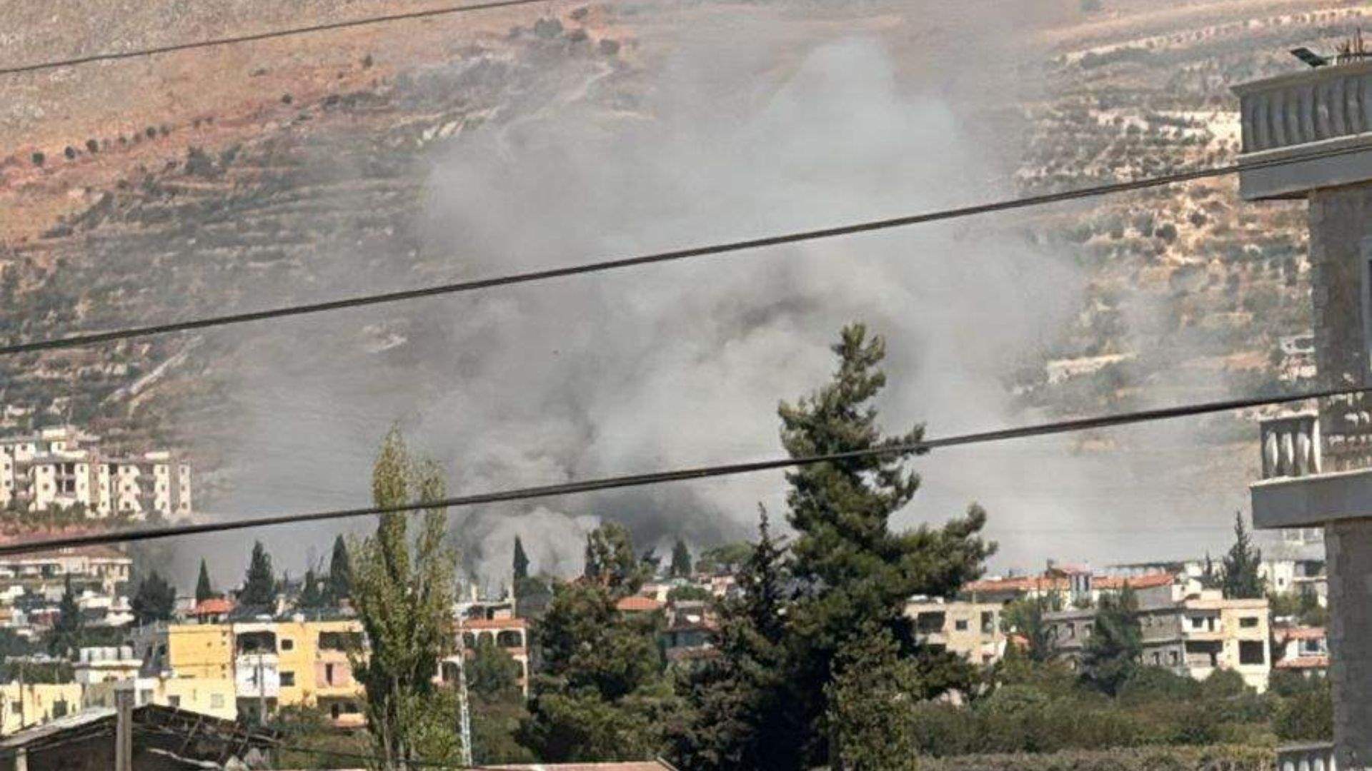 Israeli airstrike targets Tamnine, Bekaa region