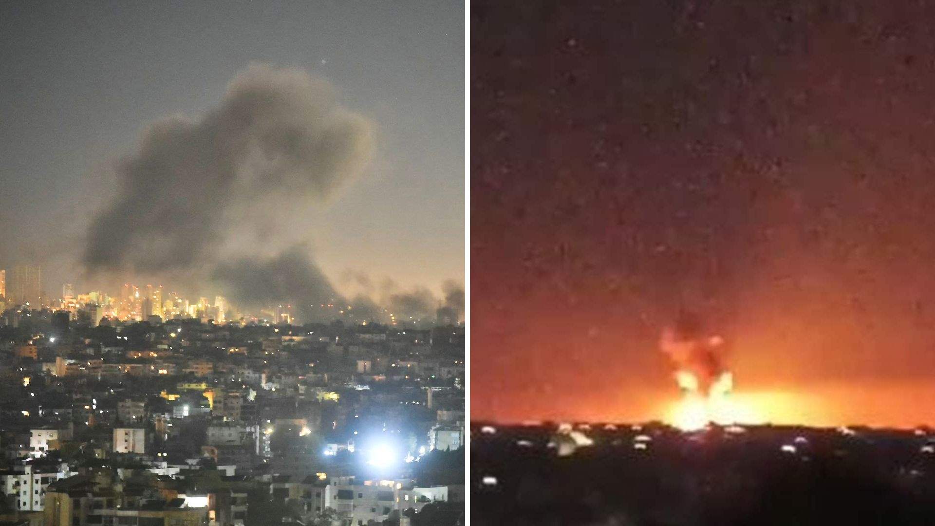 Lebanon&#39;s state media reports 13 Israeli strikes on Beirut&#39;s southern suburbs (Videos) 