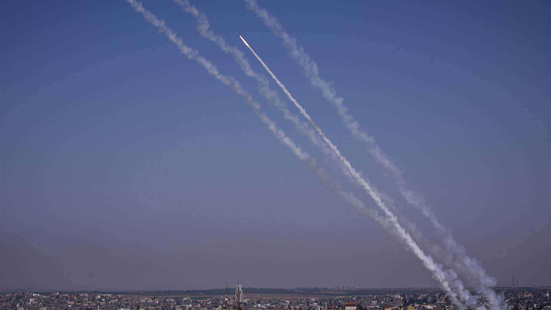 Rocket lands near settlements adjacent to the Green Line east of Tel Aviv, Israeli media reports