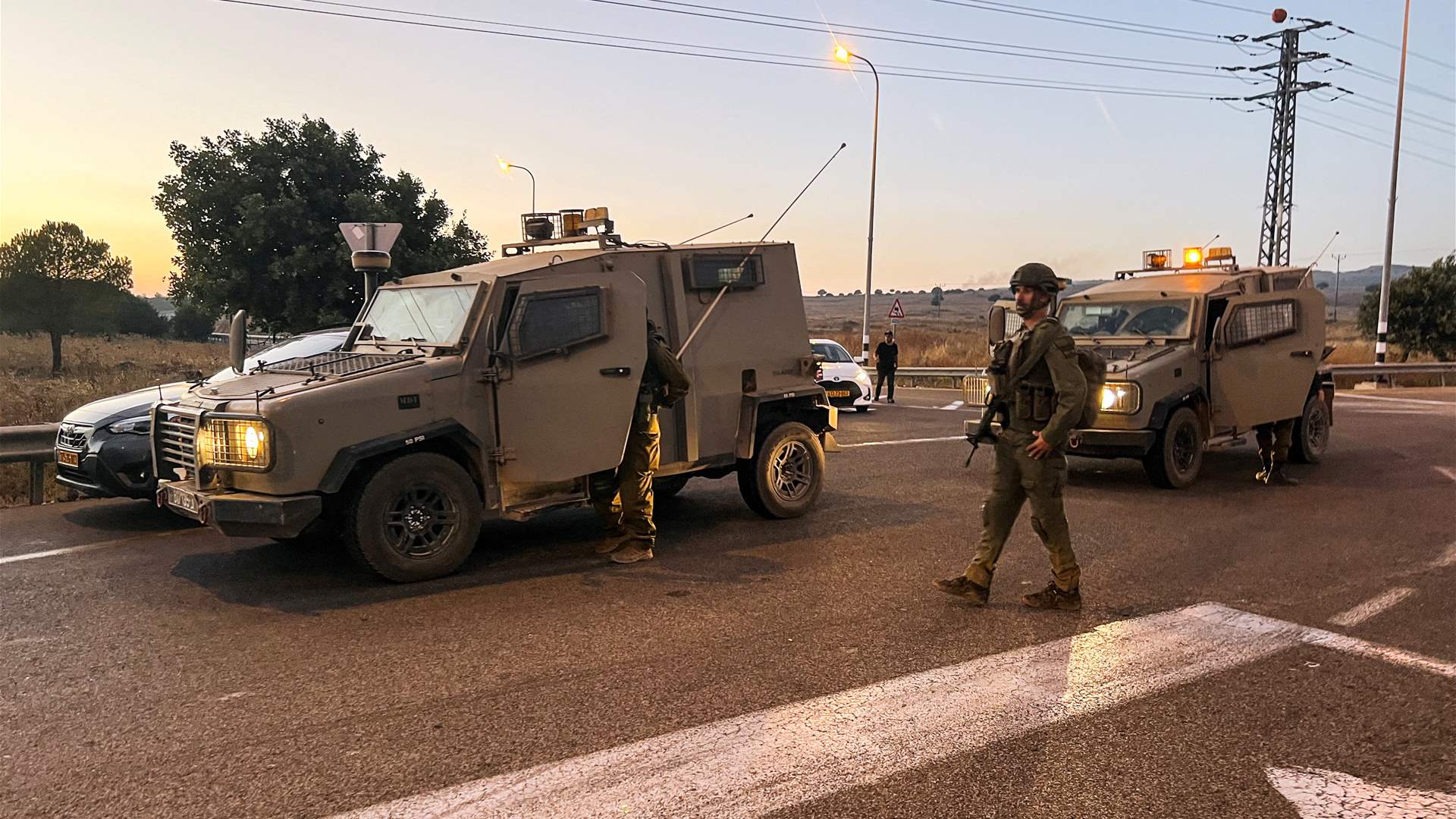 Sirens sounded in central Israel after a projectile crossed from Lebanon, Israeli army says