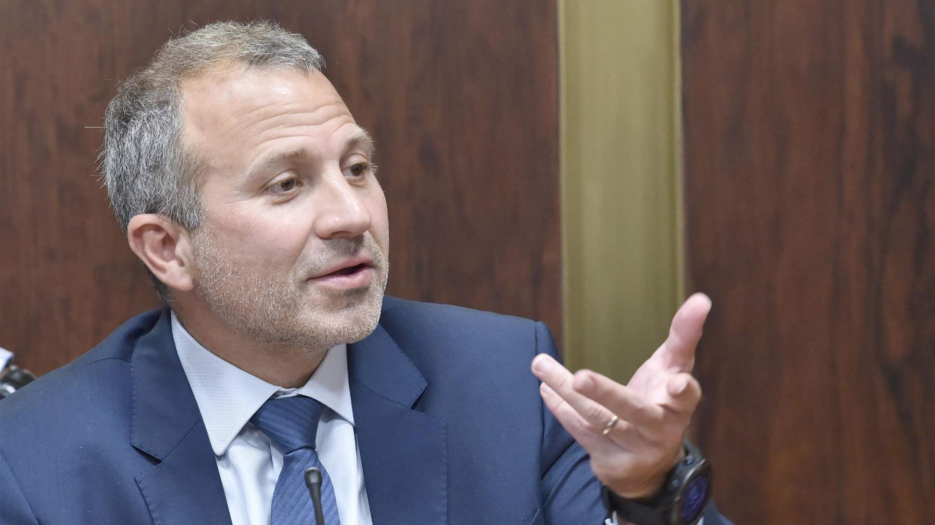 Gebran Bassil: Hezbollah&#39;s attack sparked the war, we are not in alliance with them