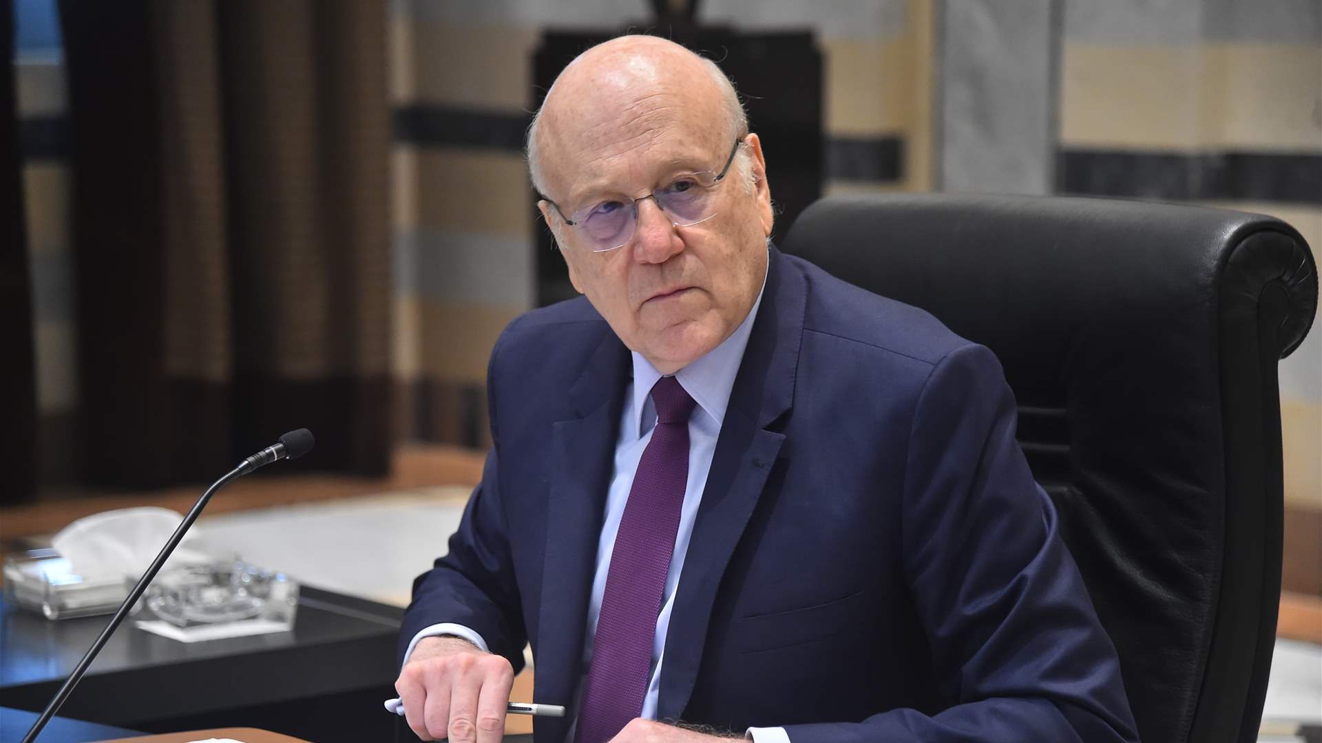 PM Mikati calls on allies to intensify diplomatic efforts for ceasefire and stability following Paris conference