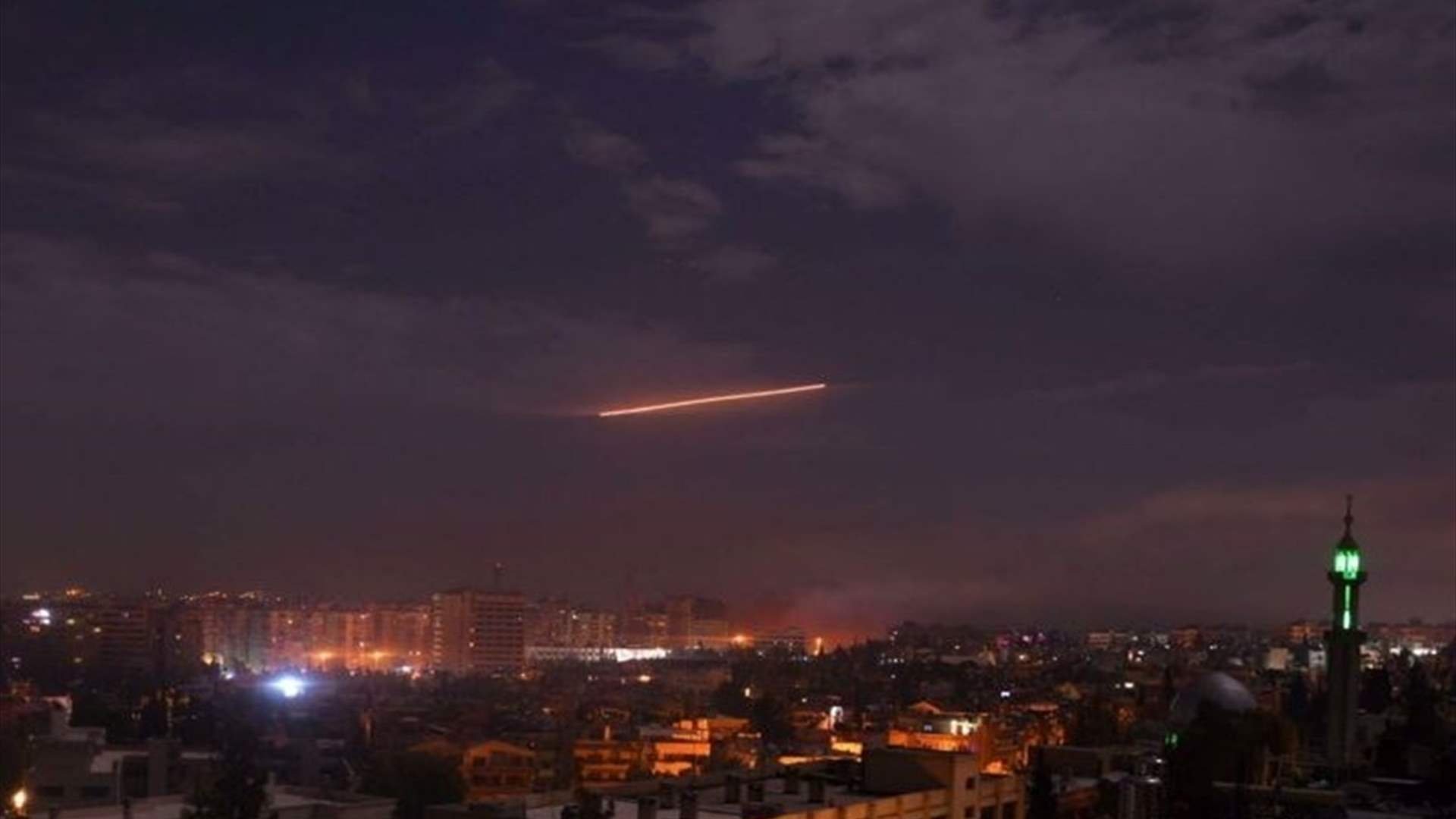 Syrian air defense intercepts &#39;hostile targets&#39; near Damascus: State media