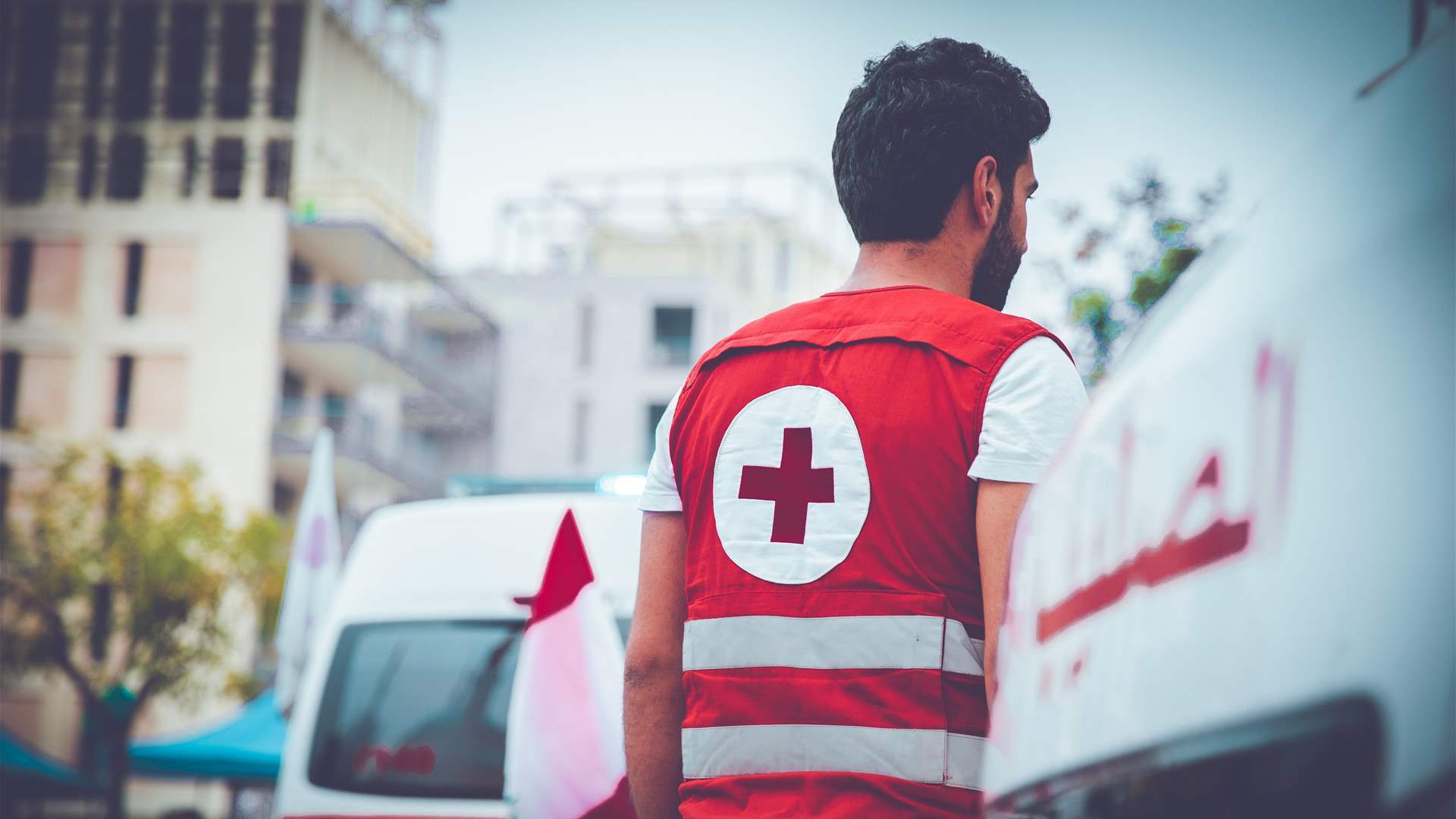 Lebanese Red Cross reports damage to two ambulances after rocket strike in Byout El Saiyad, Tyre District 