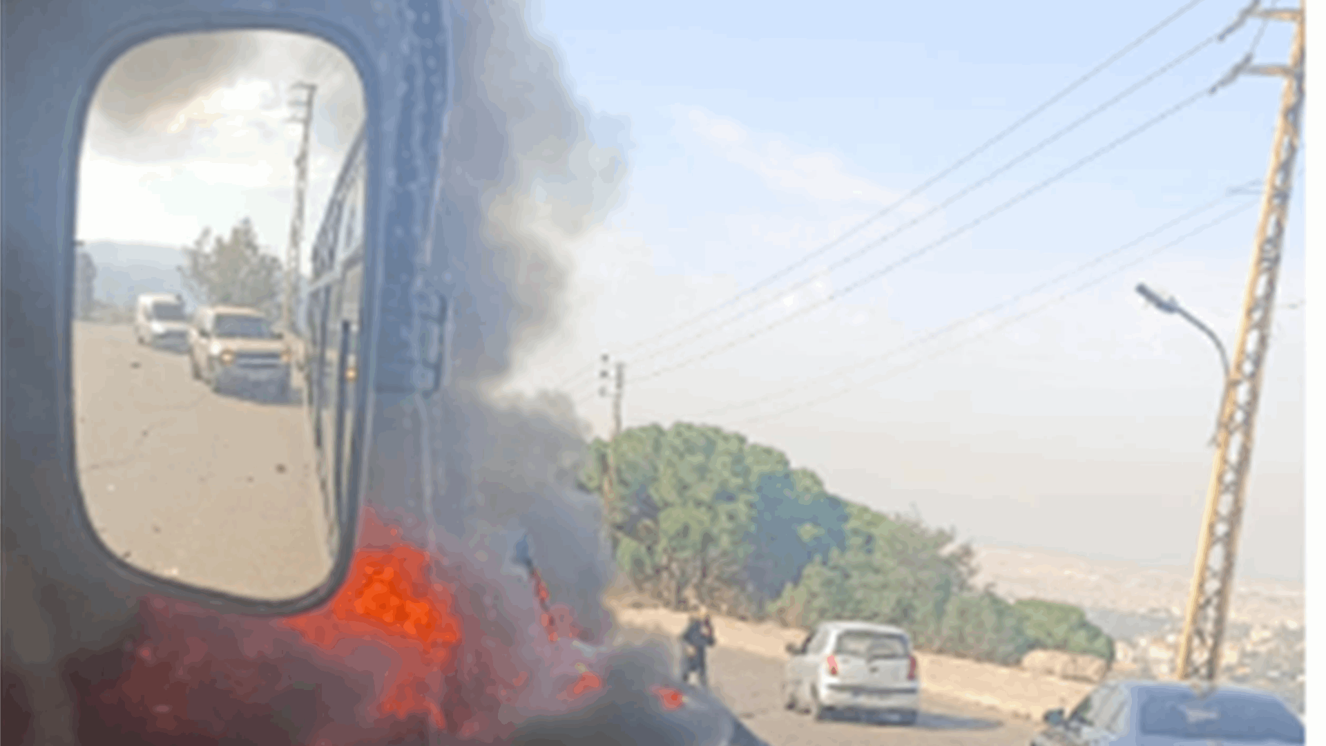 Israeli Air Force targets vehicle in Aaraya, Mount Lebanon