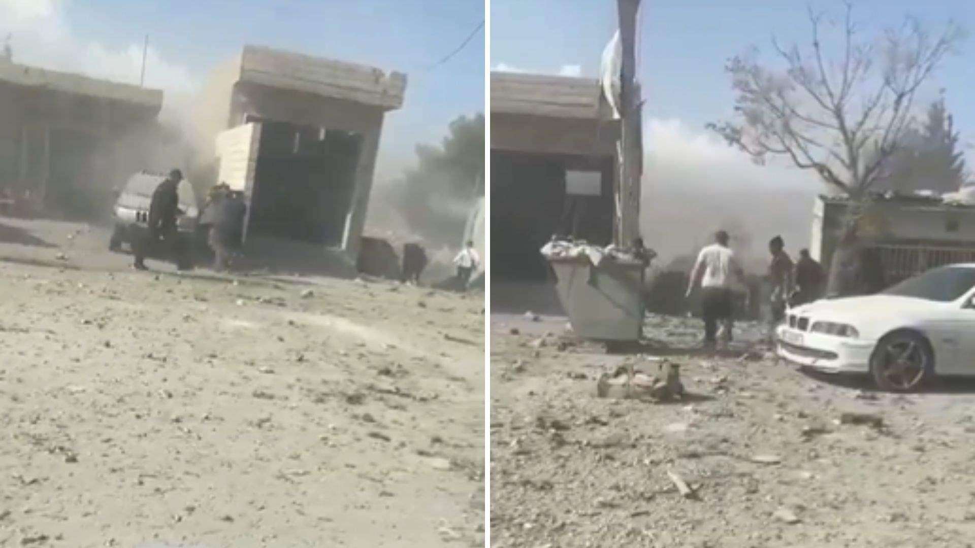 Rubble removal continues in Amhaz after deadly airstrike, 12 reported dead